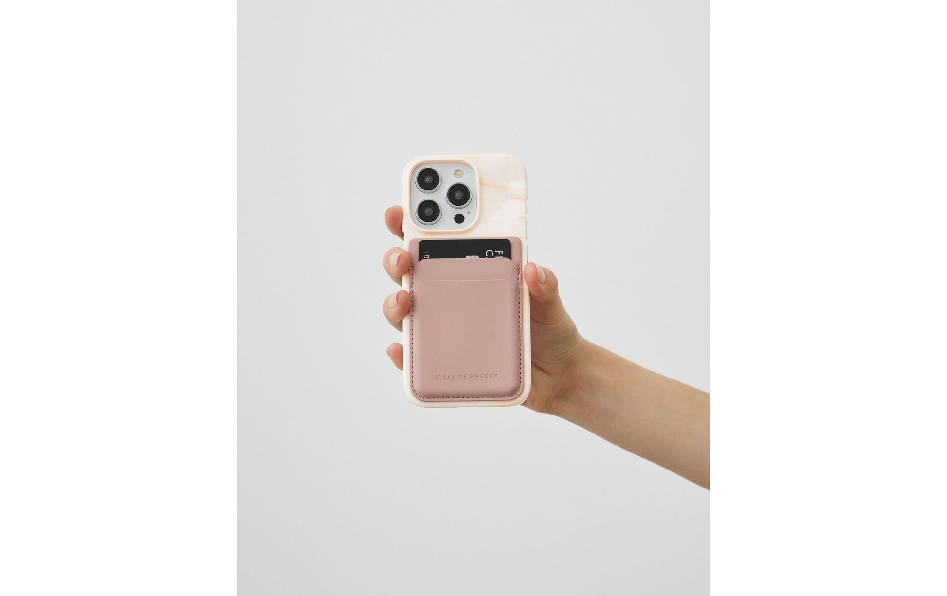 iDeal of Sweden Rose Pearl Marble Rückcover – für Apple iPhone 16 Pro – MagSafe, PC