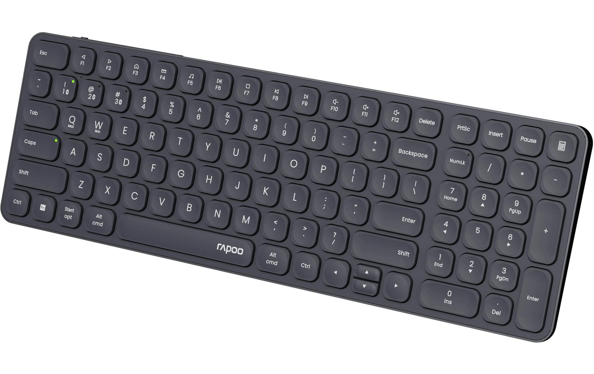 Rapoo E9710 – Kabellose Tastatur (Bluetooth/2,4 GHz), CH-Layout (DE-CH) – für Windows & macOS