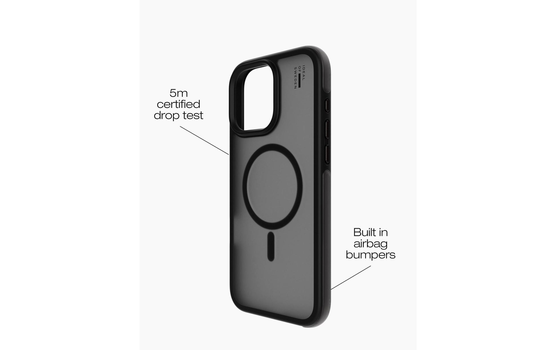Ideal of Sweden – Backcover – für Apple iPhone 16 Pro Max – schwarz – PC, MagSafe-kompatibel