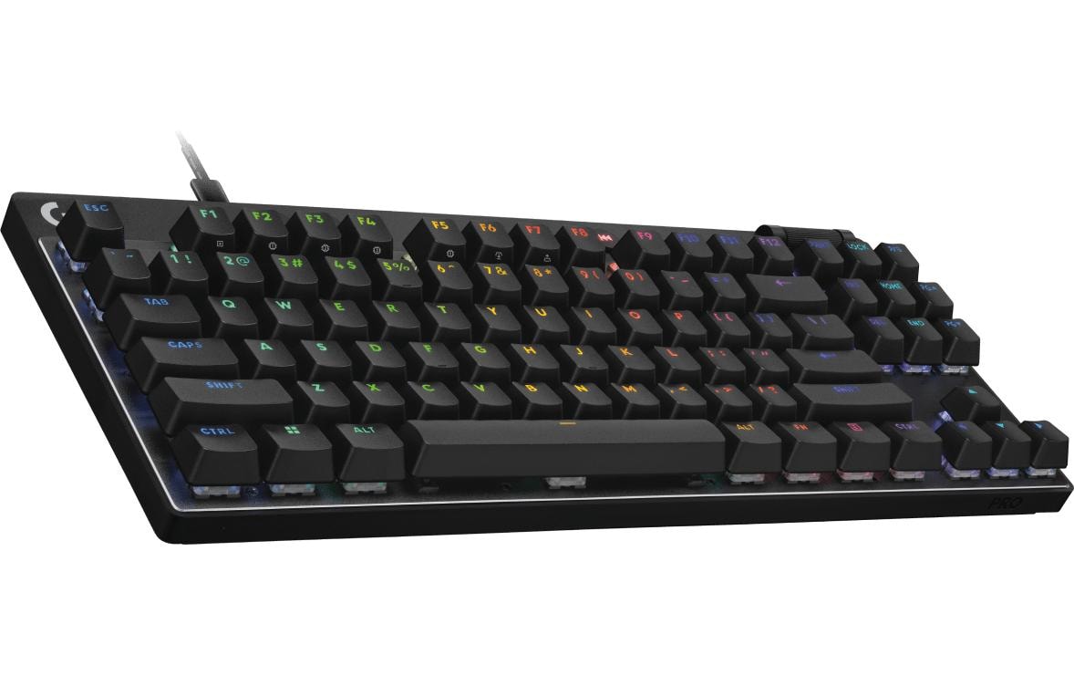Logitech G PRO X TKL RAPID – Gaming-Tastatur TKL – Mechanisch – USB-A – QWERTZ (CH) – RGB – Schwarz
