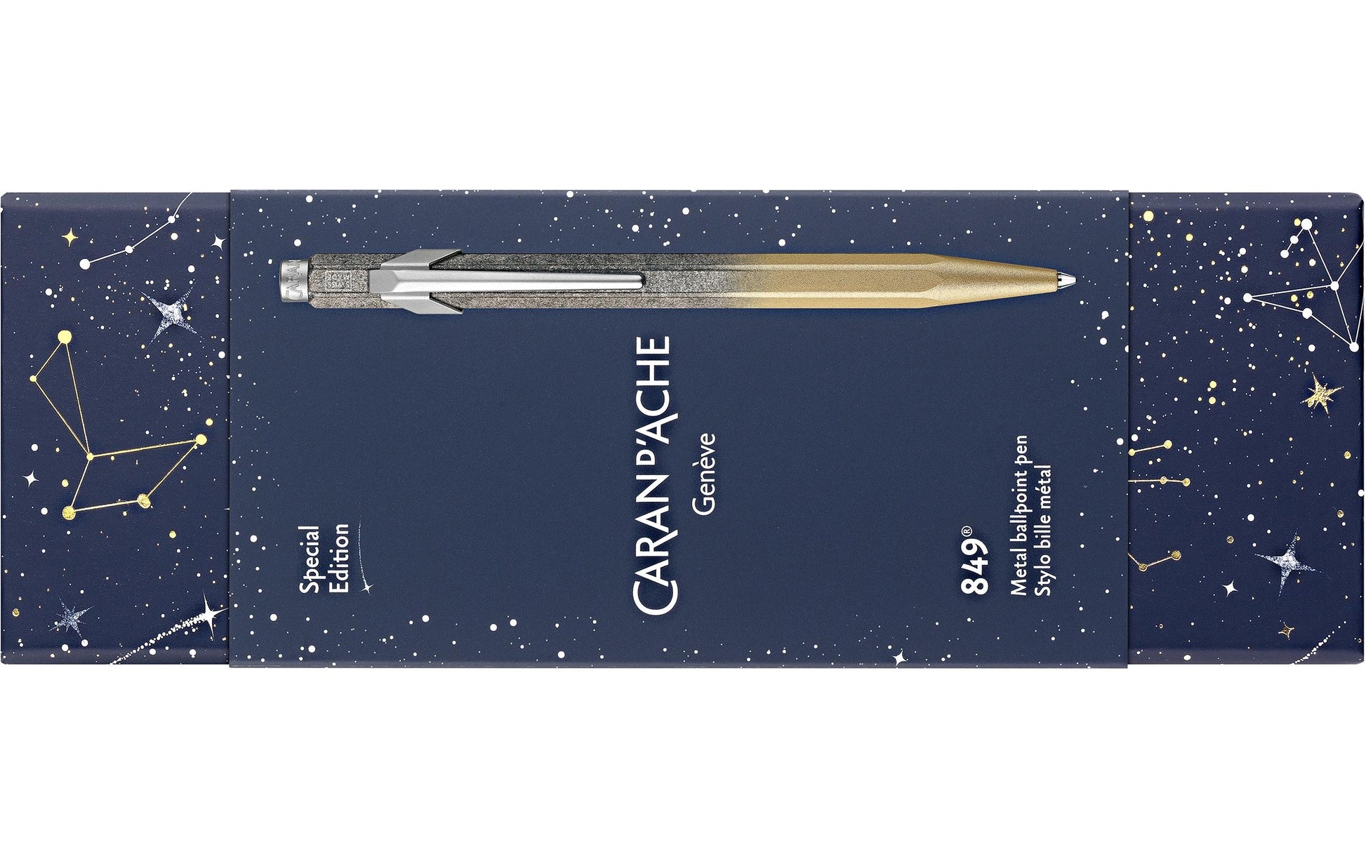 Caran d-Ache Kugelschreiber – Gold, Aluminium