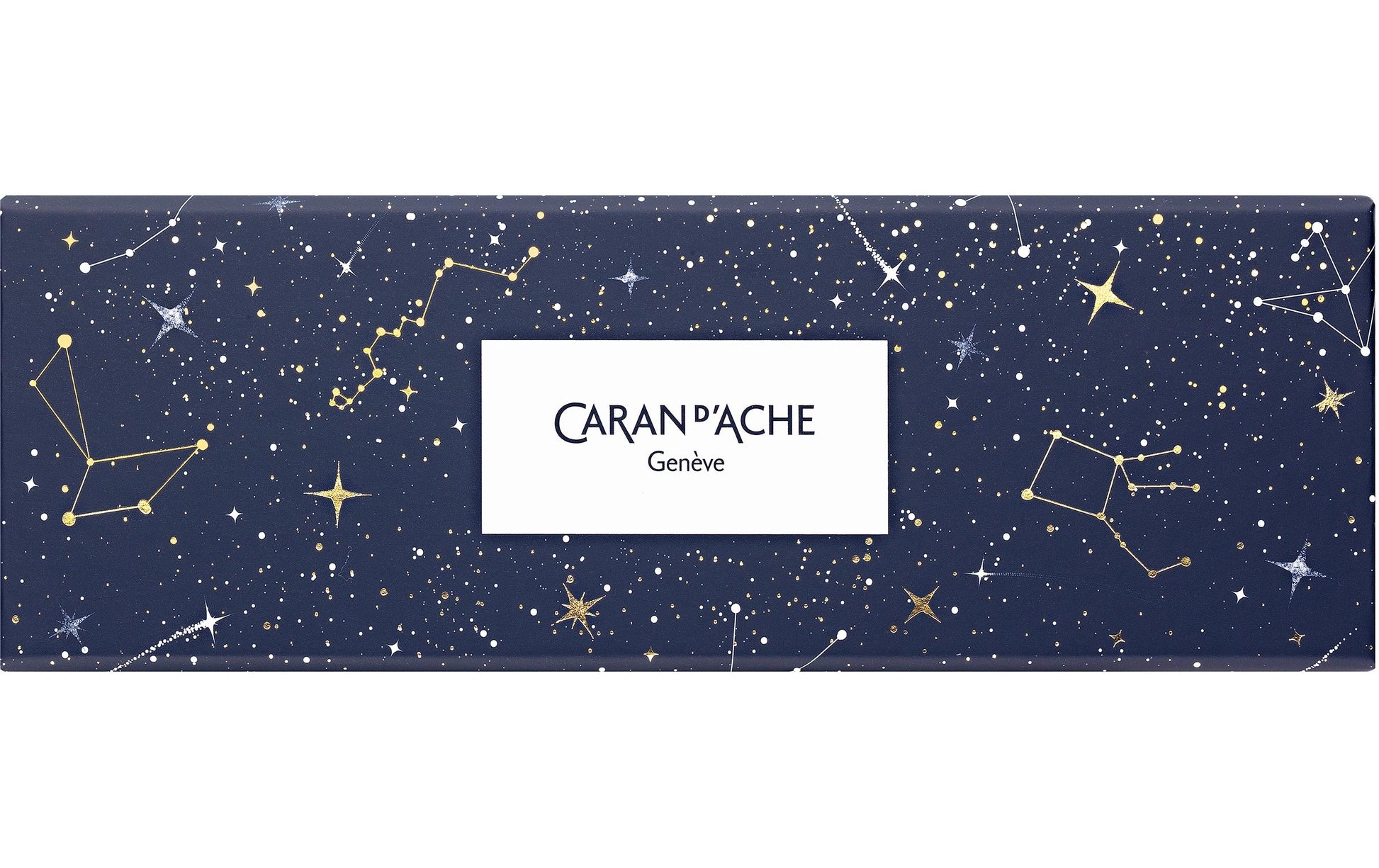 Caran d-Ache Caran d'Ache Farbstifte Cosmic Blue Limited Edition – 10 Metallic-Farben, im Kartonetui, Ø 3 mm