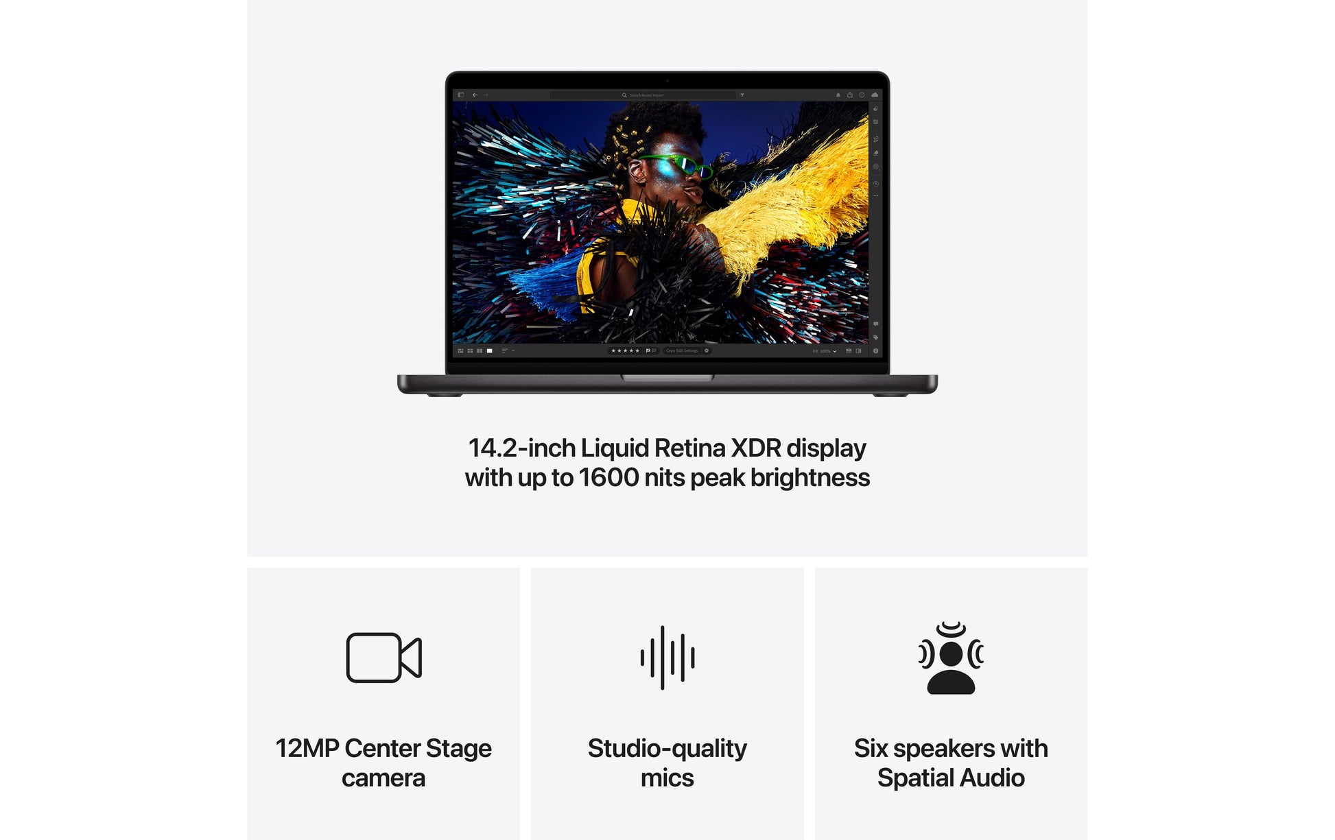 Apple MacBook Pro 14 (M4 Max) Laptop – Wi‑Fi, Bluetooth, Thunderbolt 5 – Netzstrom 100–240 V