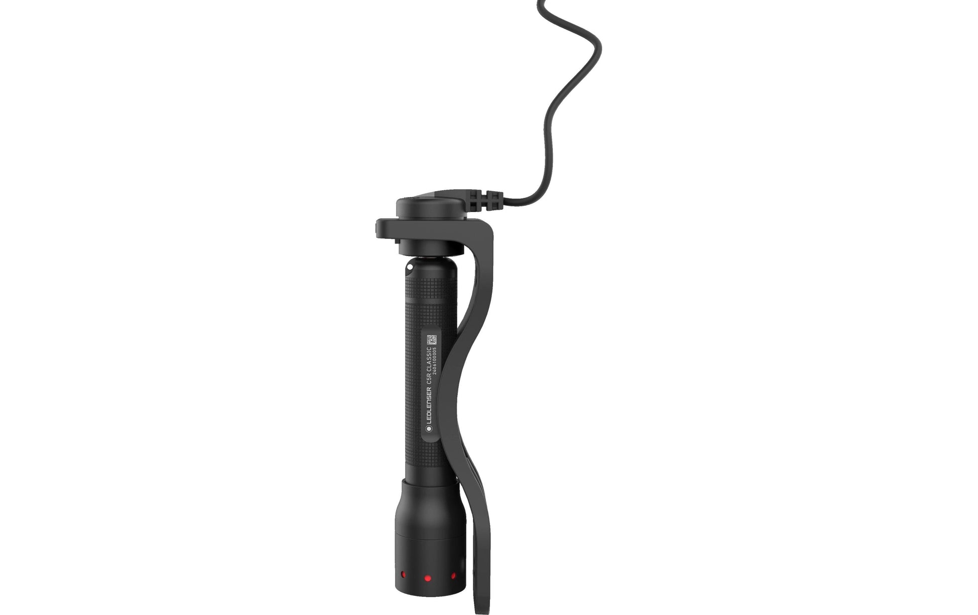 Ledlenser Taschenlampe C5R Classic – 420 lm, 240 m, IP54, Akku 700 mAh – Schwarz