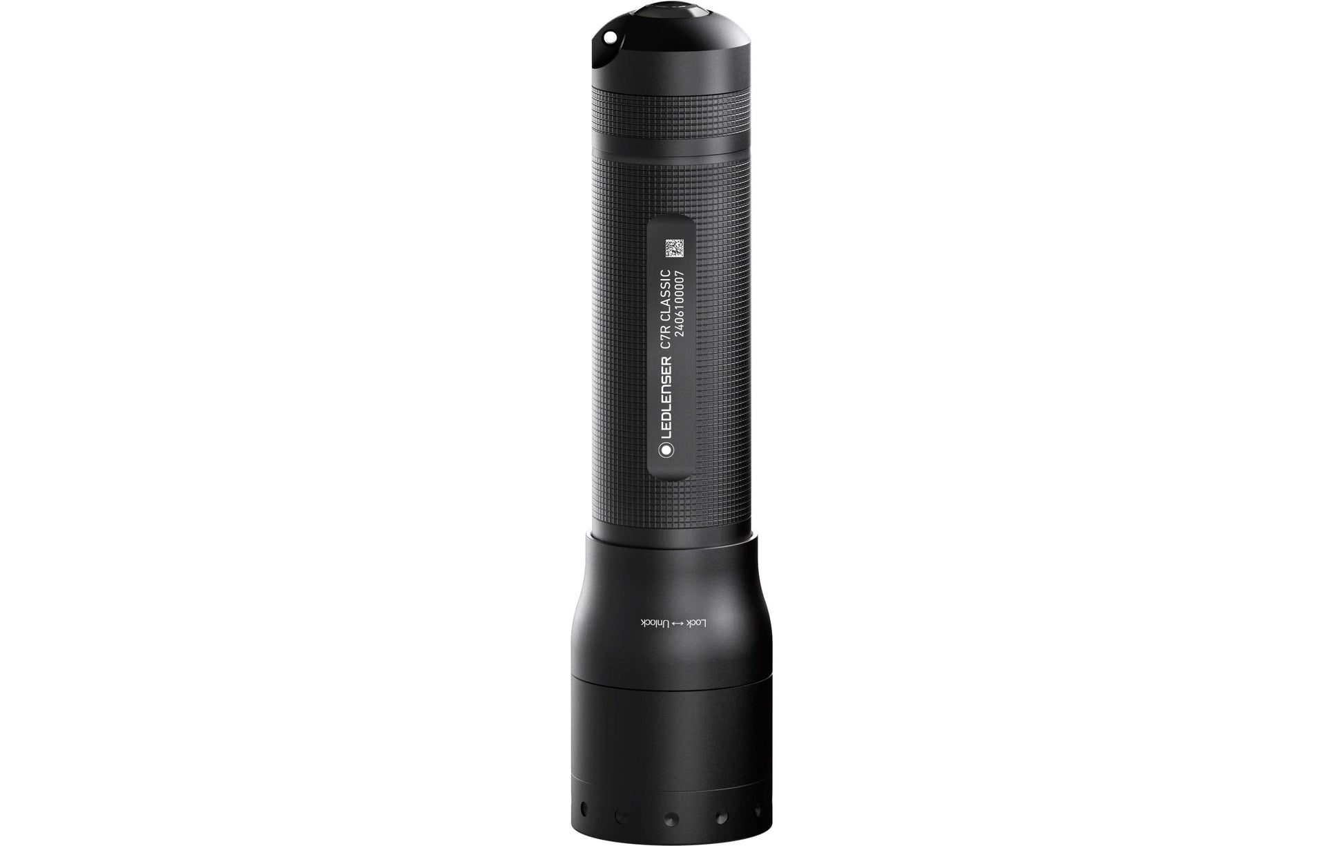 Ledlenser Taschenlampe C7R Classic – 1000 lm, 210 m, IP54, Akku 2500 mAh – Schwarz