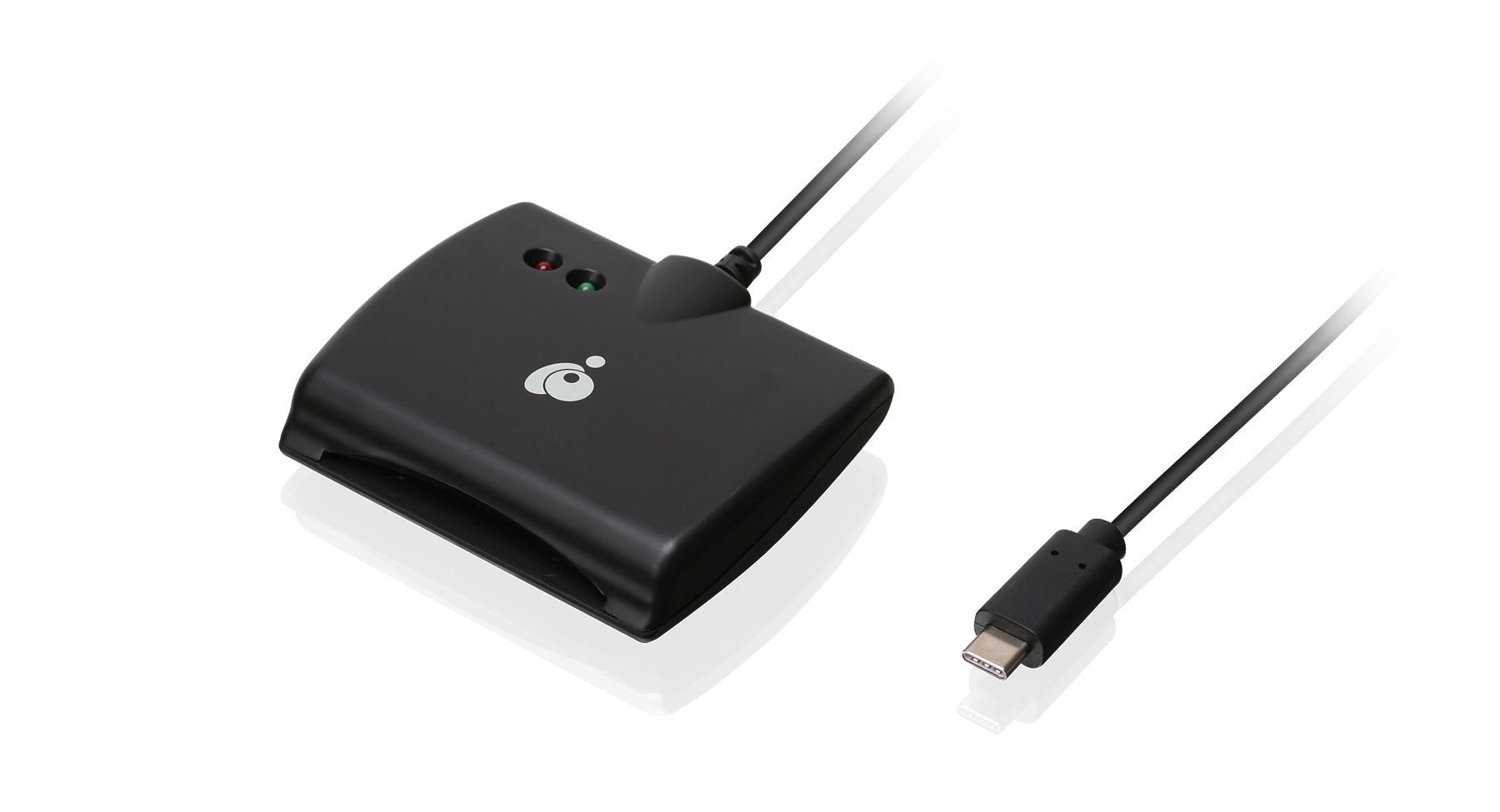 iogear USB-Kartenleser USB-C – CAC (Smartcard) – USB 3.2 Gen 1 (5 Gbit/s) – LED-Display/Leistungsmesser – Sc
