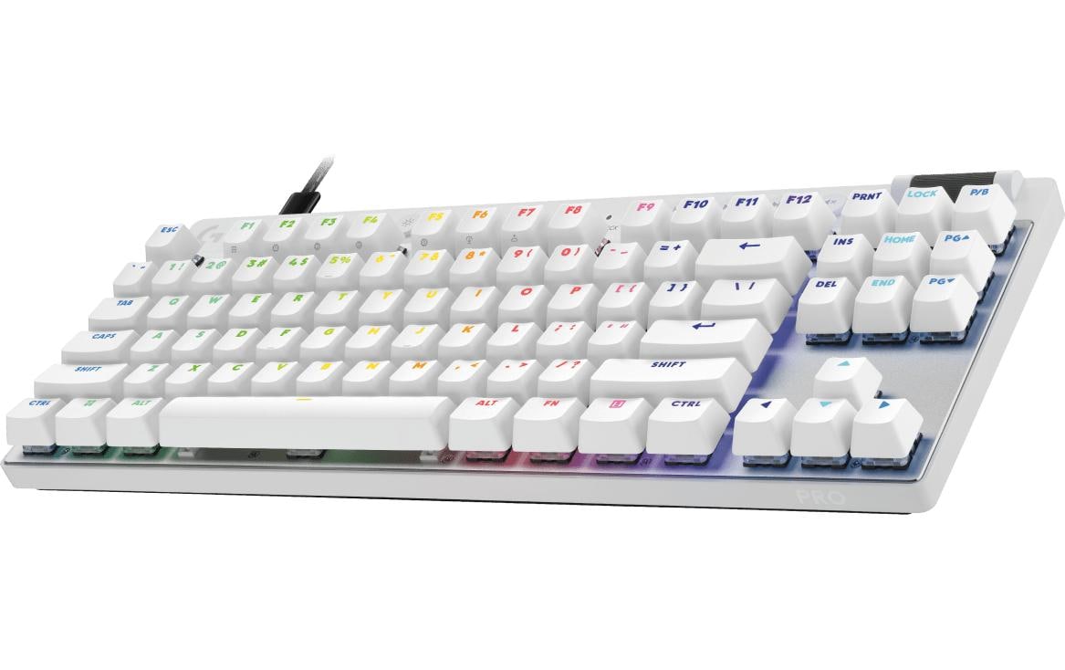 Logitech G PRO X TKL RAPID – Gaming-Tastatur TKL – Mechanisch, Beleuchtet – Kabelgebunden, USB-A – QWERTZ (CH)