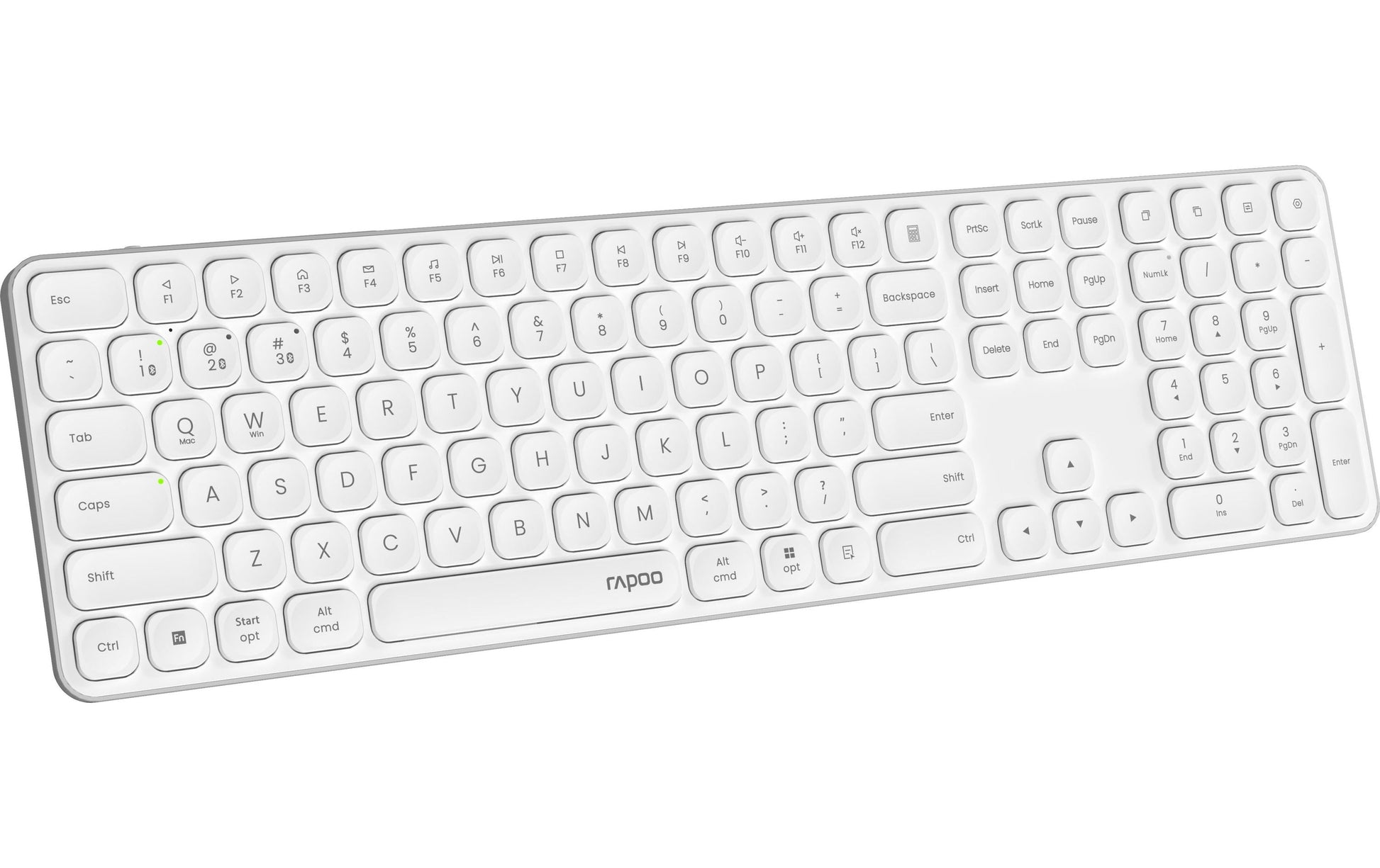 Rapoo E9810 – Kabellose Tastatur (Bluetooth/2,4 GHz), CH-Layout (DE-CH) – für Windows & macOS