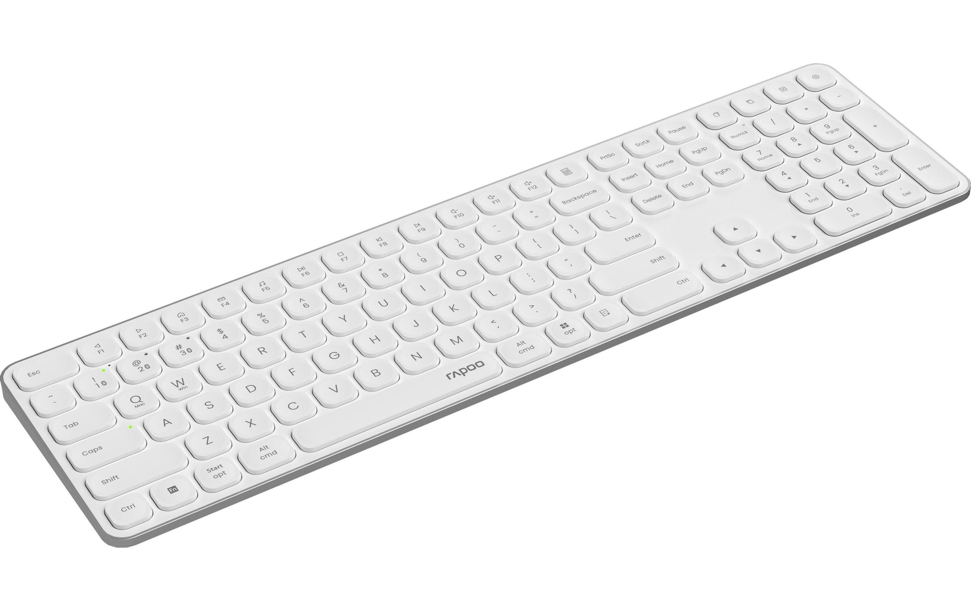 Rapoo E9810 – Kabellose Tastatur (Bluetooth/2,4 GHz), CH-Layout (DE-CH) – für Windows & macOS