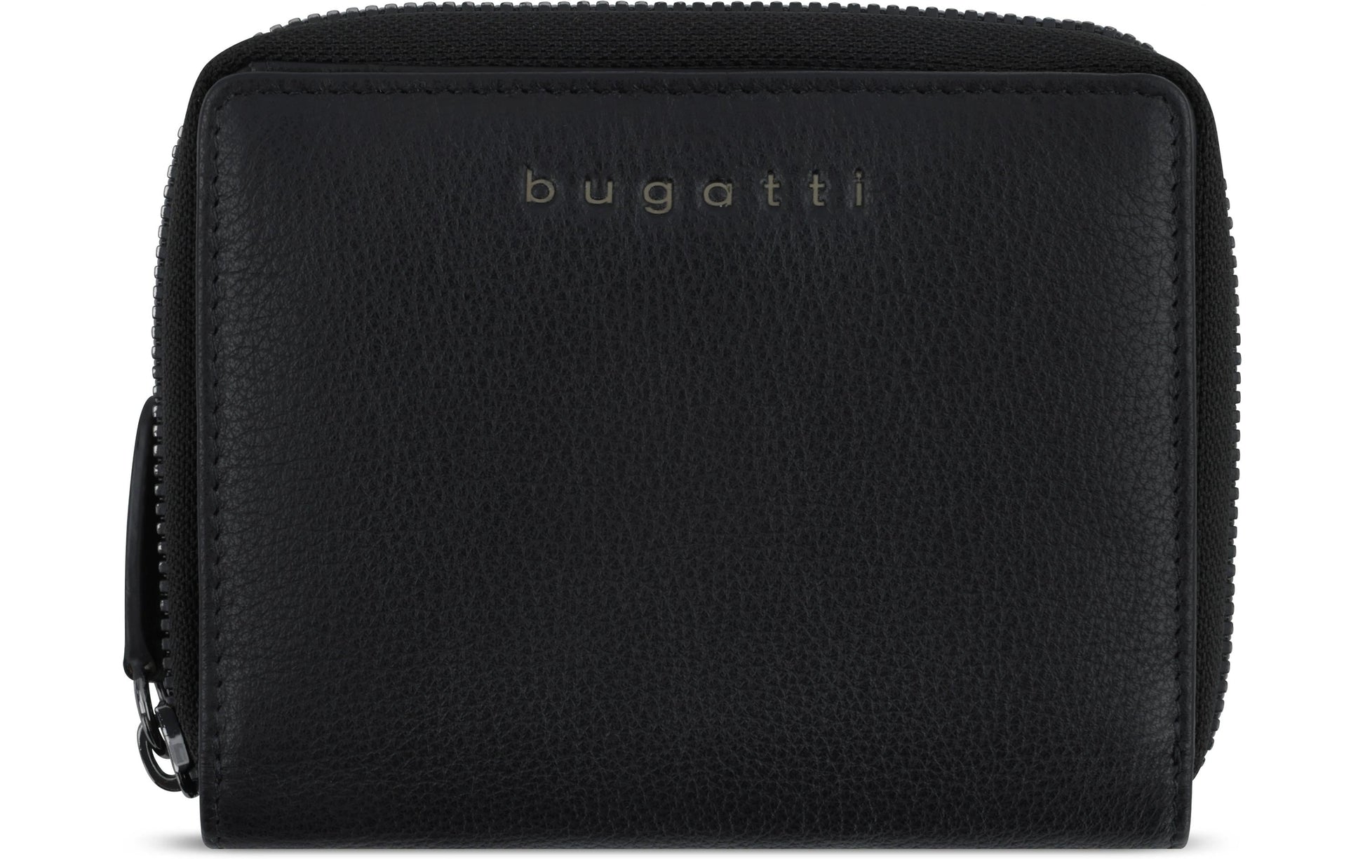 Bugatti cases Bugatti – Brieftasche Mira – RFID-Schutz, Reissverschluss, Münzfach, 8 Kartenfächer – 120×95×25 mm – Rindleder
