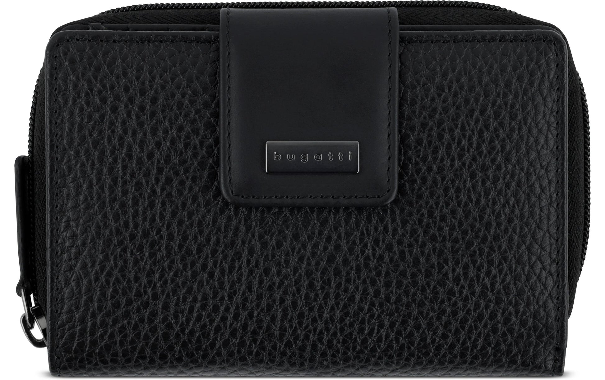 Bugatti cases Bugatti – Brieftasche Sina – Münzfach, Reissverschluss, 12 Kartentaschen – 137 × 95 × 30 mm – schwarz