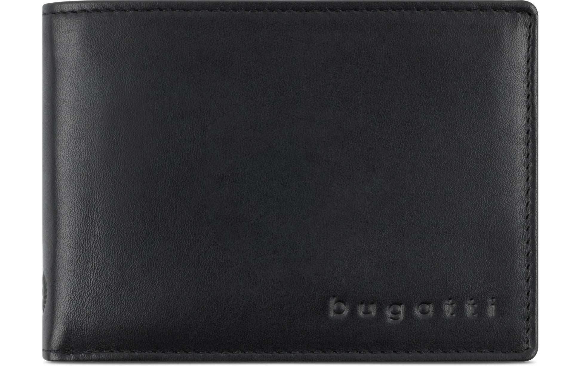 Bugatti cases Bugatti – Primo Brieftasche – Reissverschluss, mit Münzfach – 125×90×10 mm – Schwarz – Rindleder