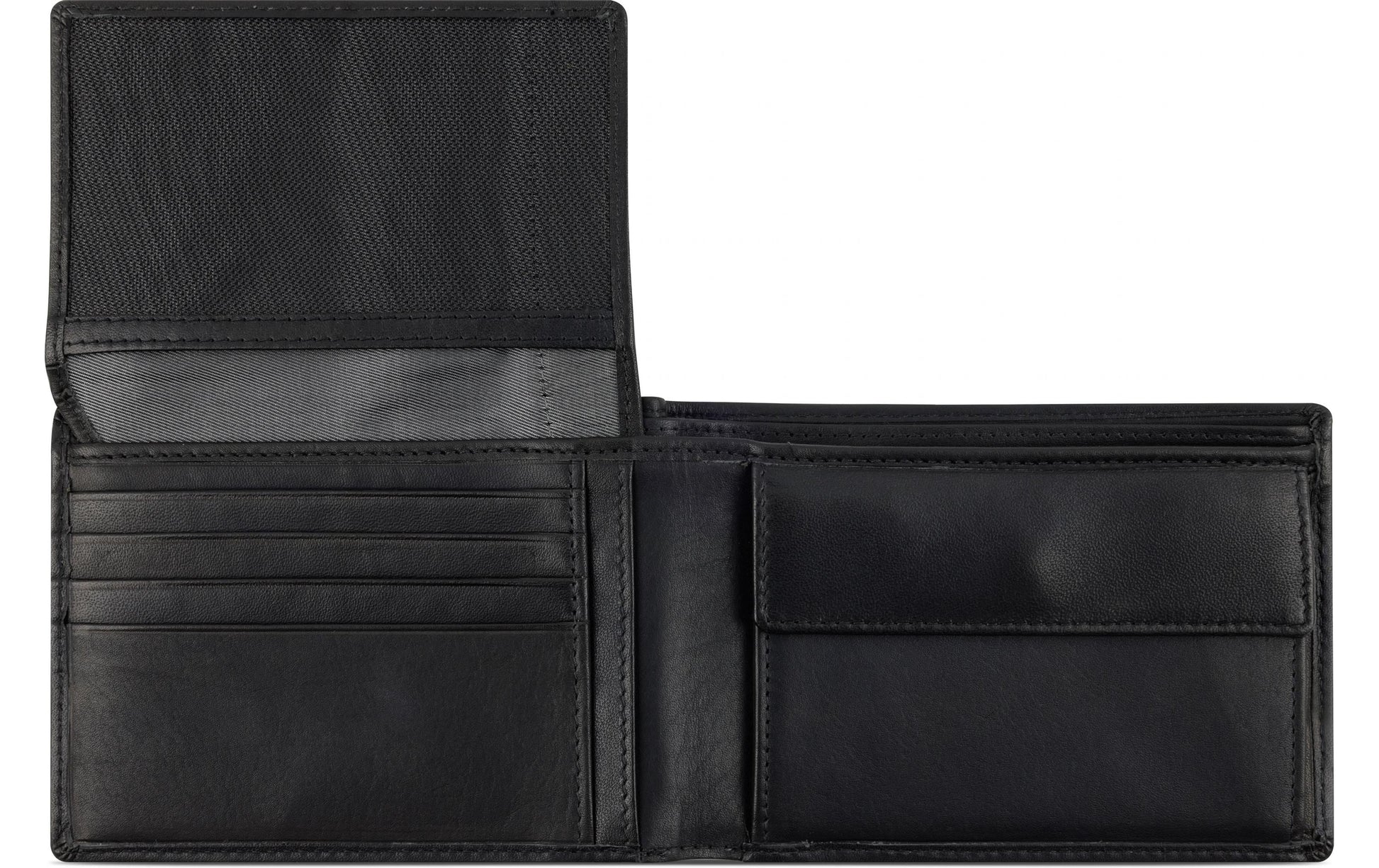Bugatti cases Bugatti – Primo Brieftasche – Reissverschluss, mit Münzfach – 125×90×10 mm – Schwarz – Rindleder