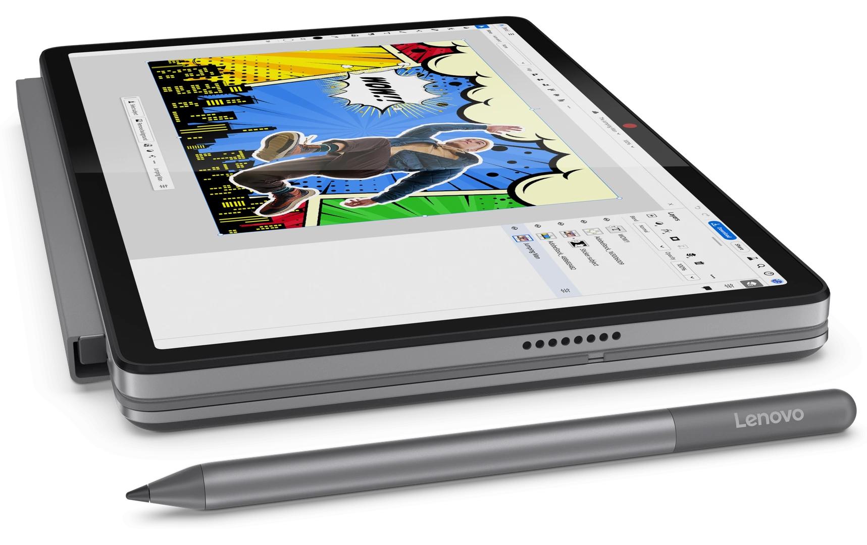 Lenovo 2in1 Ideapad Duet – 11", 128 GB, 8 GB RAM, WLAN, Chrome OS, Grau