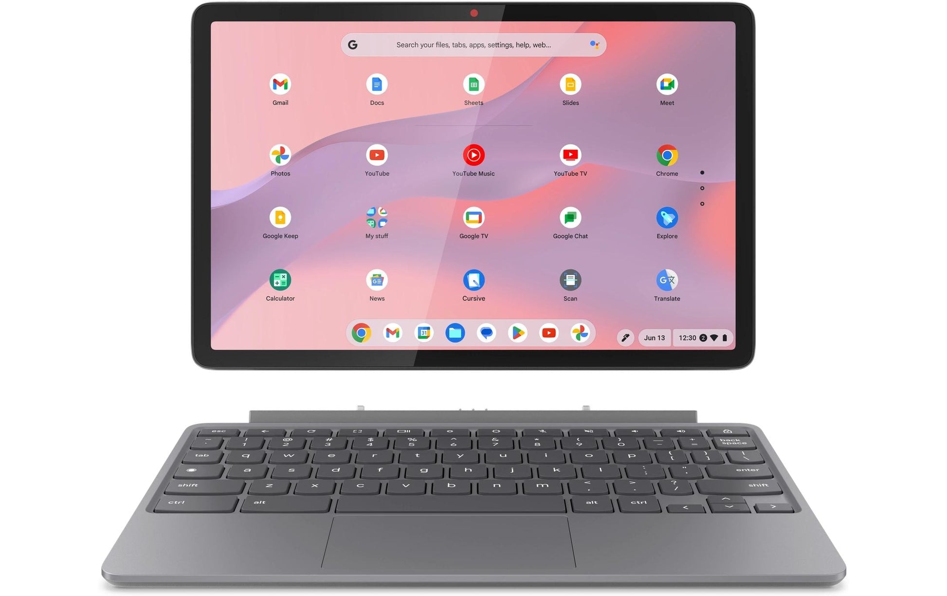 Lenovo 2in1 Ideapad Duet – 11", 128 GB, 8 GB RAM, WLAN, Chrome OS, Grau