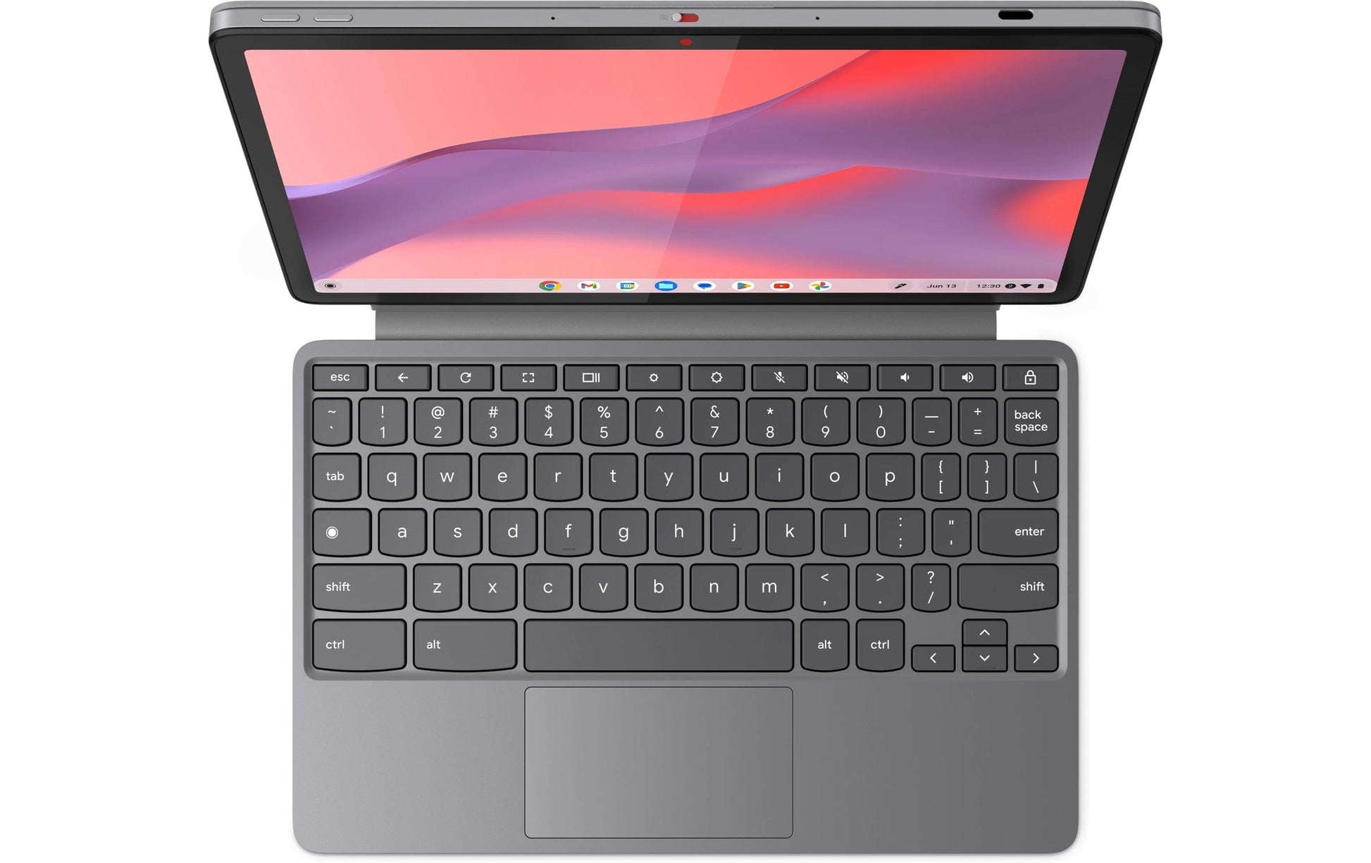 Lenovo 2in1 Ideapad Duet – 11", 128 GB, 8 GB RAM, WLAN, Chrome OS, Grau