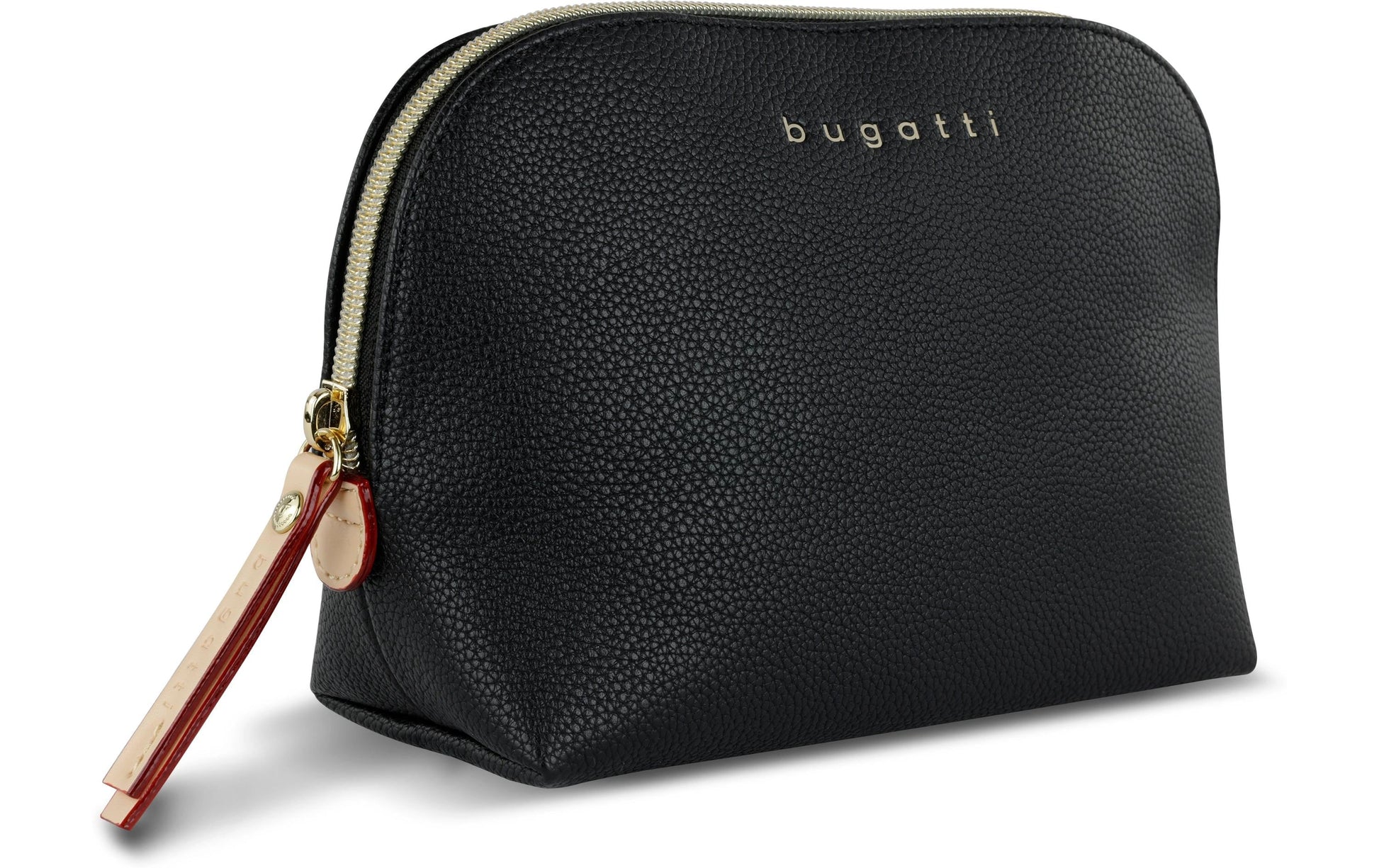 Bugatti cases Bugatti – Kosmetiktasche Ella – 16,5 × 21 × 9 cm – schwarz – Polyurethan (PU)