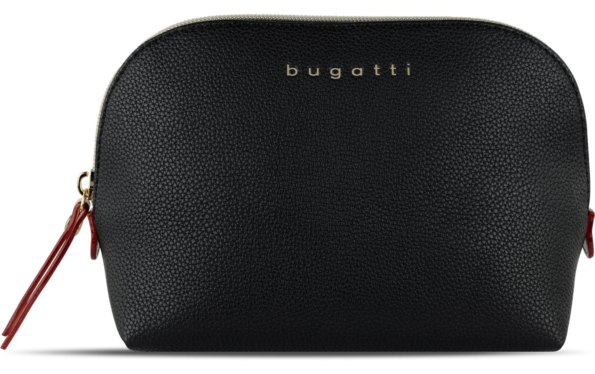 Bugatti cases Bugatti – Kosmetiktasche Ella – 16,5 × 21 × 9 cm – schwarz – Polyurethan (PU)