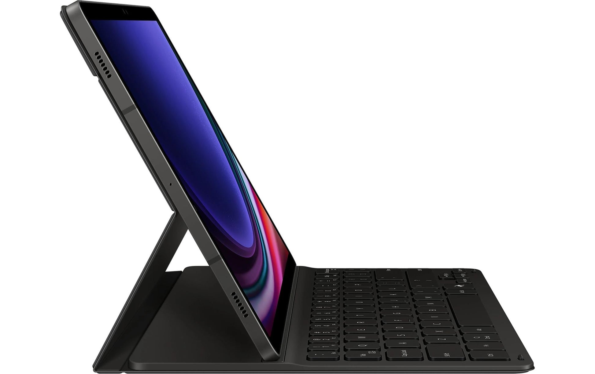 Samsung Cover Slim Keyboard – Tastatur, kabellos (Bluetooth), CH-Layout (DE-CH), schwarz – für Galaxy Tab S9