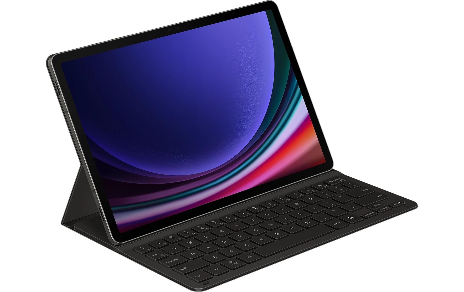 Samsung Cover Slim Keyboard – Tastatur, kabellos (Bluetooth), CH-Layout (DE-CH), schwarz – für Galaxy Tab S9
