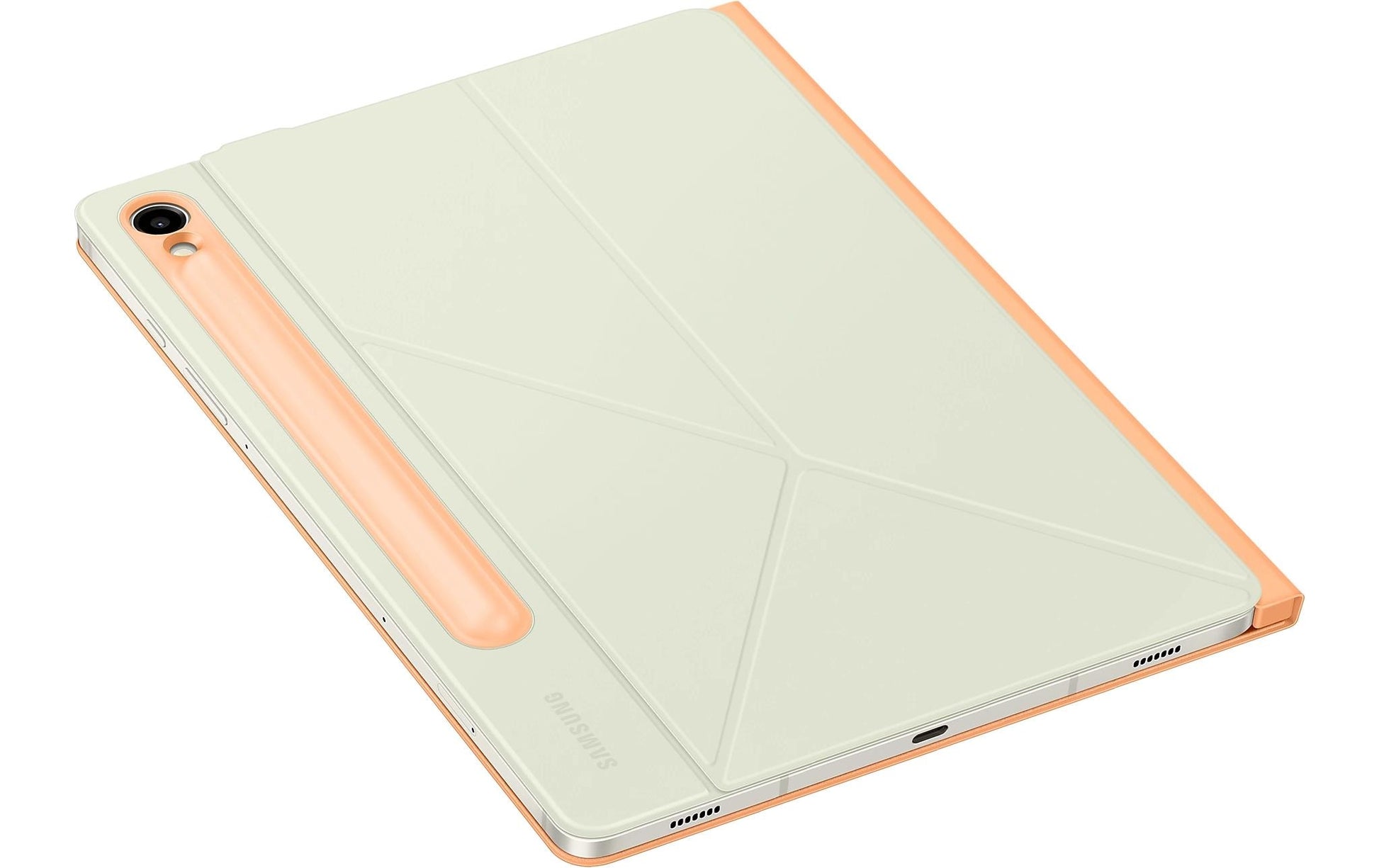 Samsung Book Cover EF-BX710 Notebook-Schutzhülle – für Galaxy Tab S9, S9 FE (11"), Kunststoff, Orange
