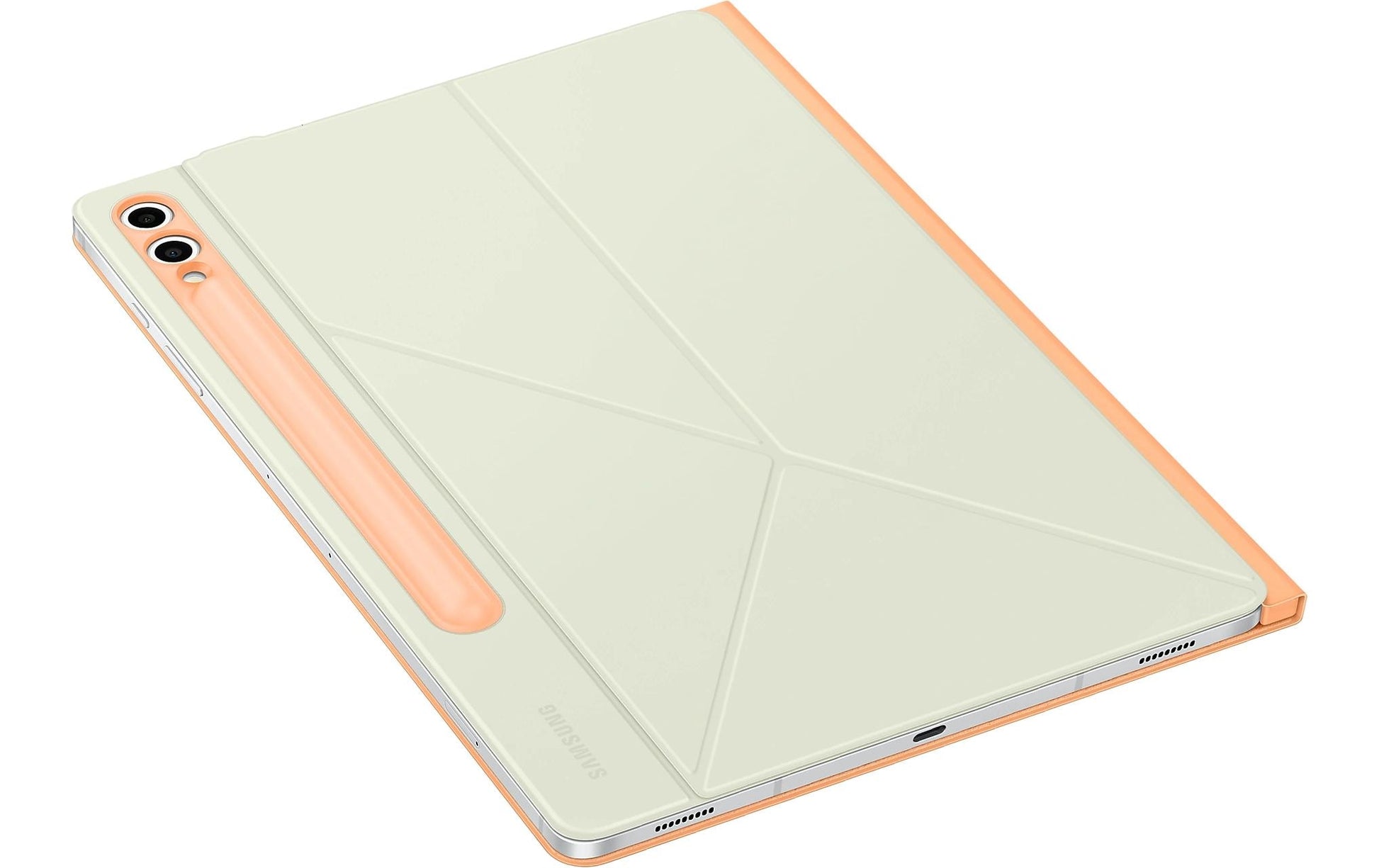 Samsung Smart Book Cover EF-BX810 Notebook-Schutzhülle – für Tablets bis 12,4", Kunststoff, Orange