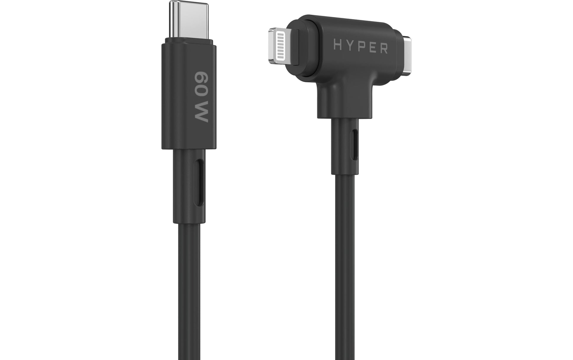 Hyper – USB-Kabel, USB-C zu Lightning, 1,5 m, USB 2.0, Ladekabel, für Android, iPadOS, iOS