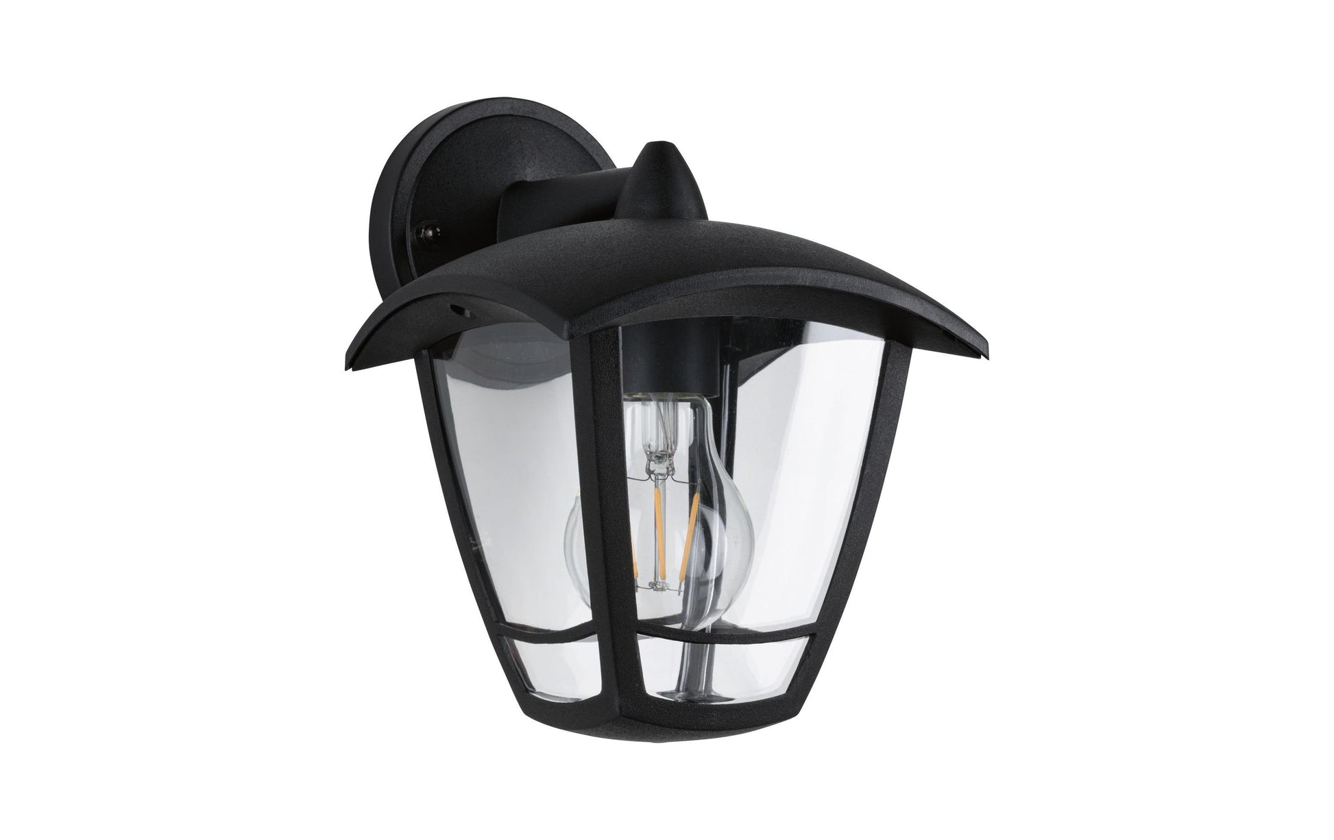 Paulmann Aussenwandleuchte – 12 W – Warmweiss – IP44 – Netzbetrieb – Dimmbar – Schwarz – Kunststoff
