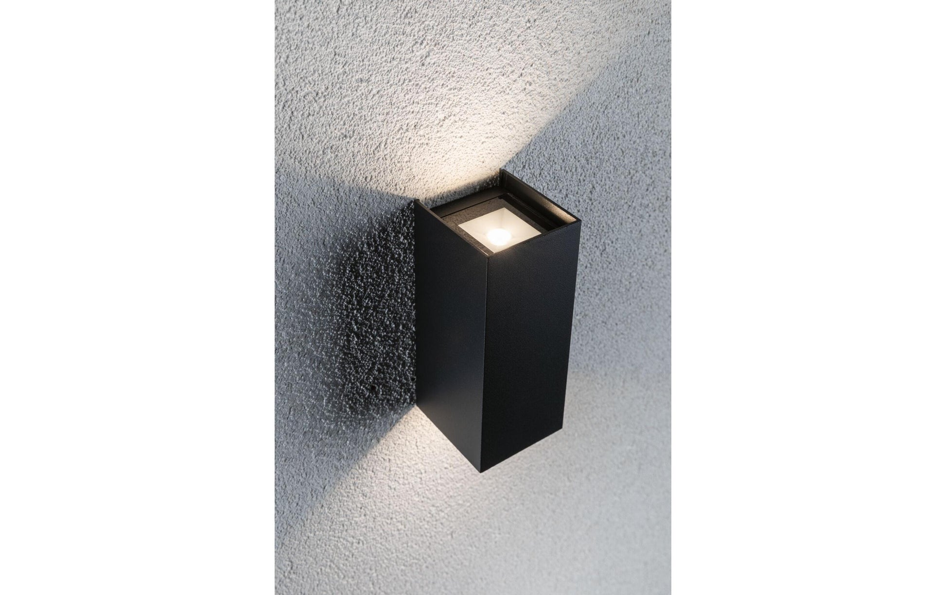 Paulmann Aussenwandleuchte – 2,8 W – Warmweiss, 3000 K – IP44 – Netzbetrieb – dimmbar – Grau, Aluminium