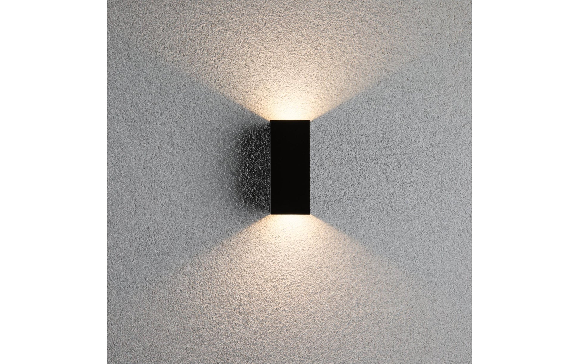 Paulmann Aussenwandleuchte – 2,8 W – Warmweiss, 3000 K – IP44 – Netzbetrieb – dimmbar – Grau, Aluminium