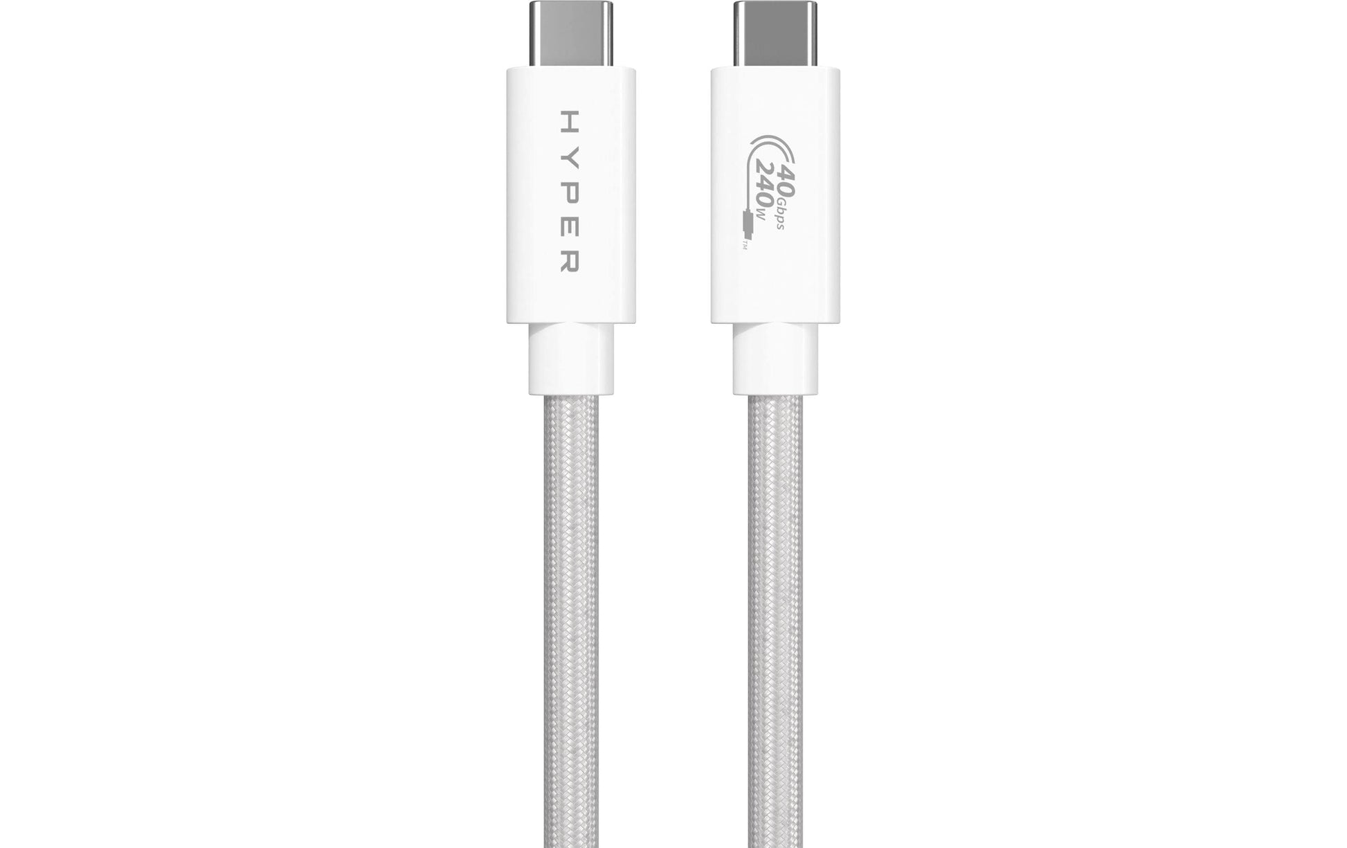 Hyper – USB-Kabel, USB-C zu USB-C, 1,2 m, USB4, Lade-/Datenkabel