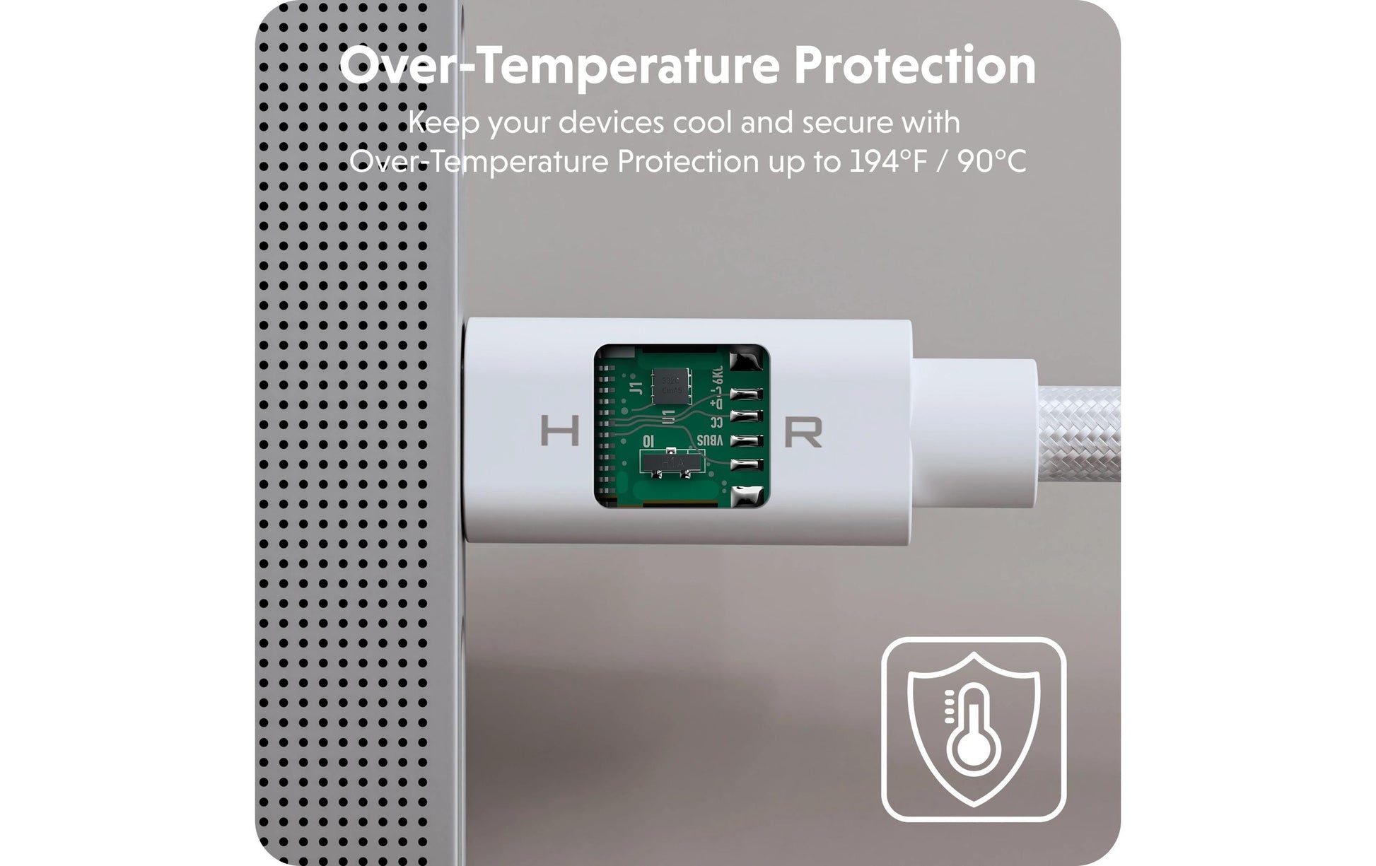 Hyper – USB-Kabel, USB-C zu USB-C, 1,2 m, USB4, Lade-/Datenkabel