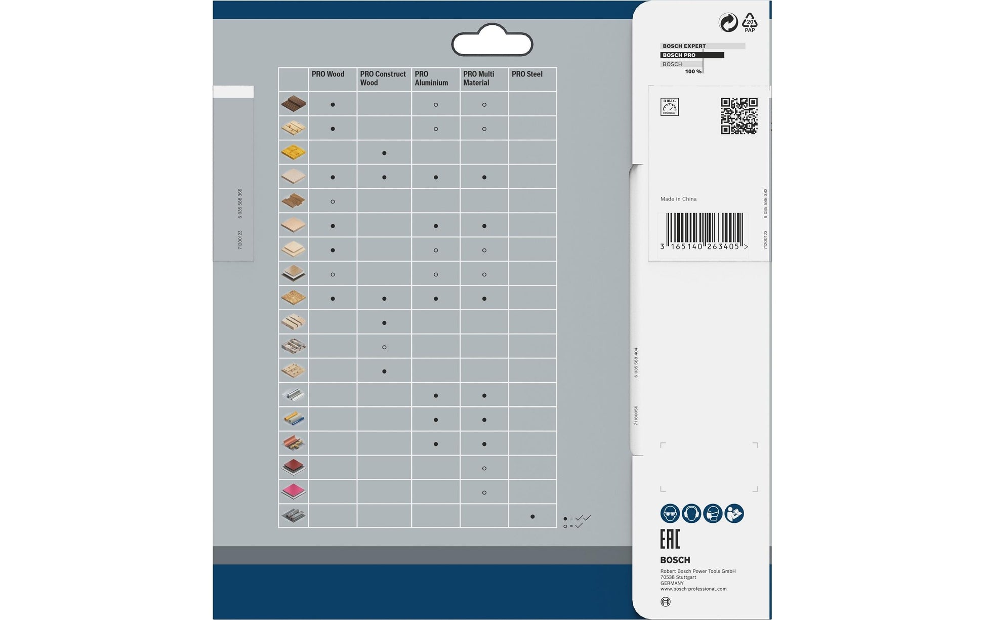 Bosch Sägeblatt, MultiMat KSB, 2 608 640 815, 184 mm × 16 mm