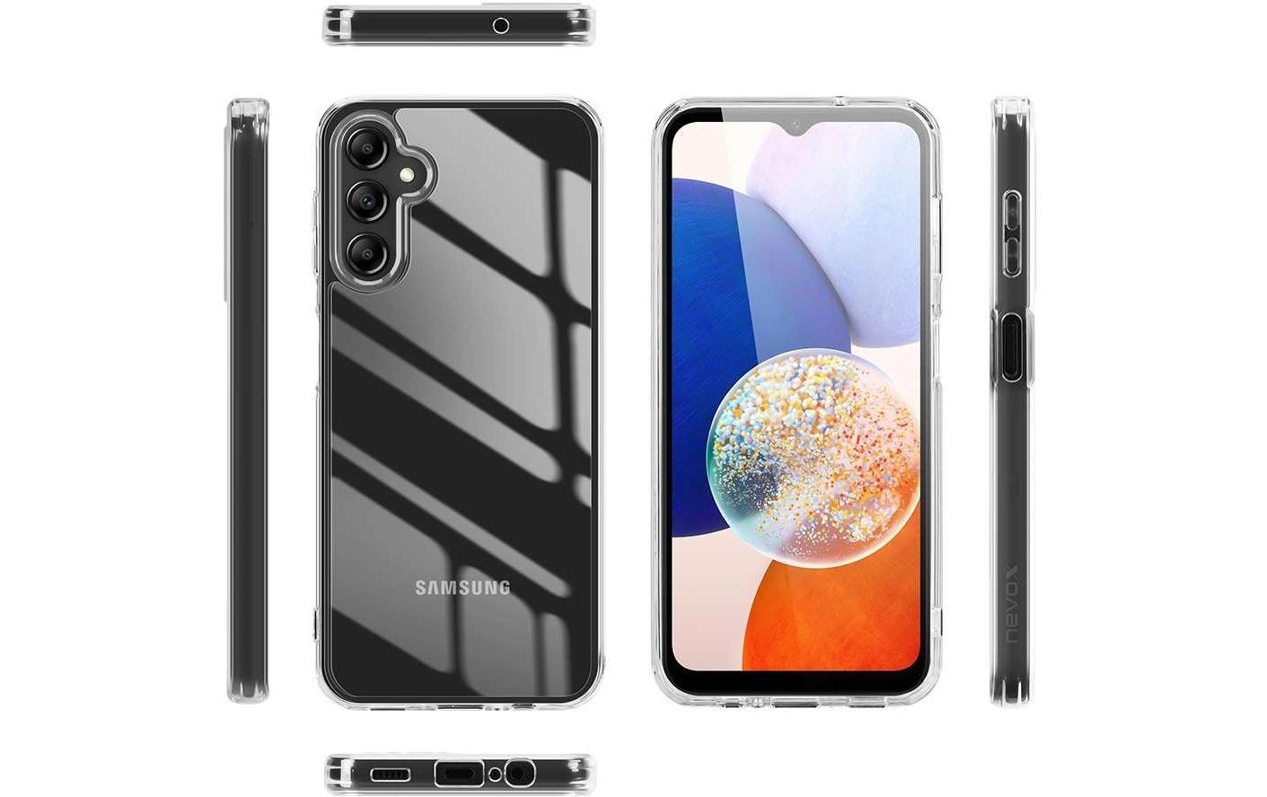 nevox StyleShell SHOCKFlex – Backcover – für Samsung Galaxy A16 5G, PC+TPU, Transparent