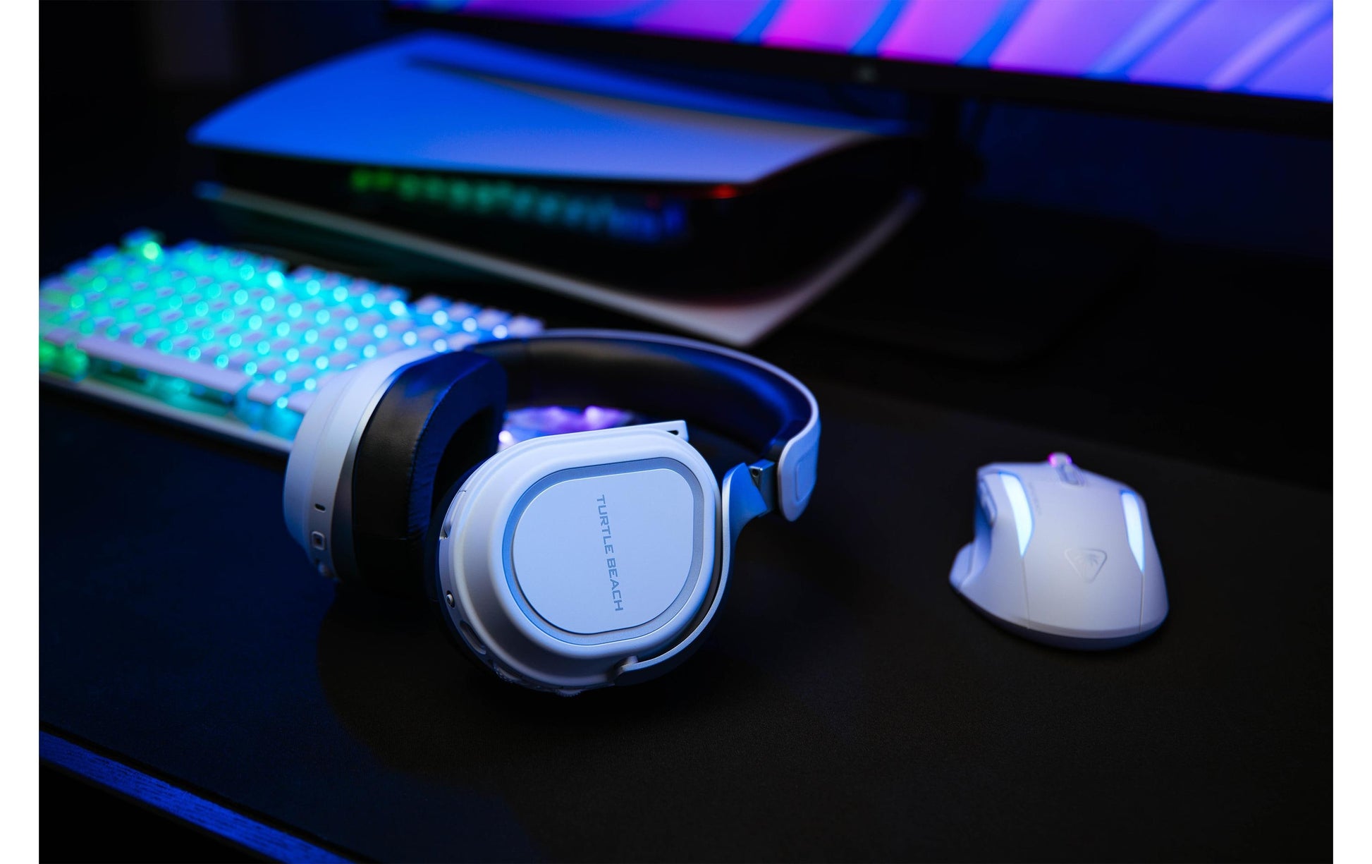 Turtle Beach Stealth 700 Gen 3 – Kabelloses Gaming-Headset – 2,4 GHz + Bluetooth – Weiss – für PS5 – bis 80 h