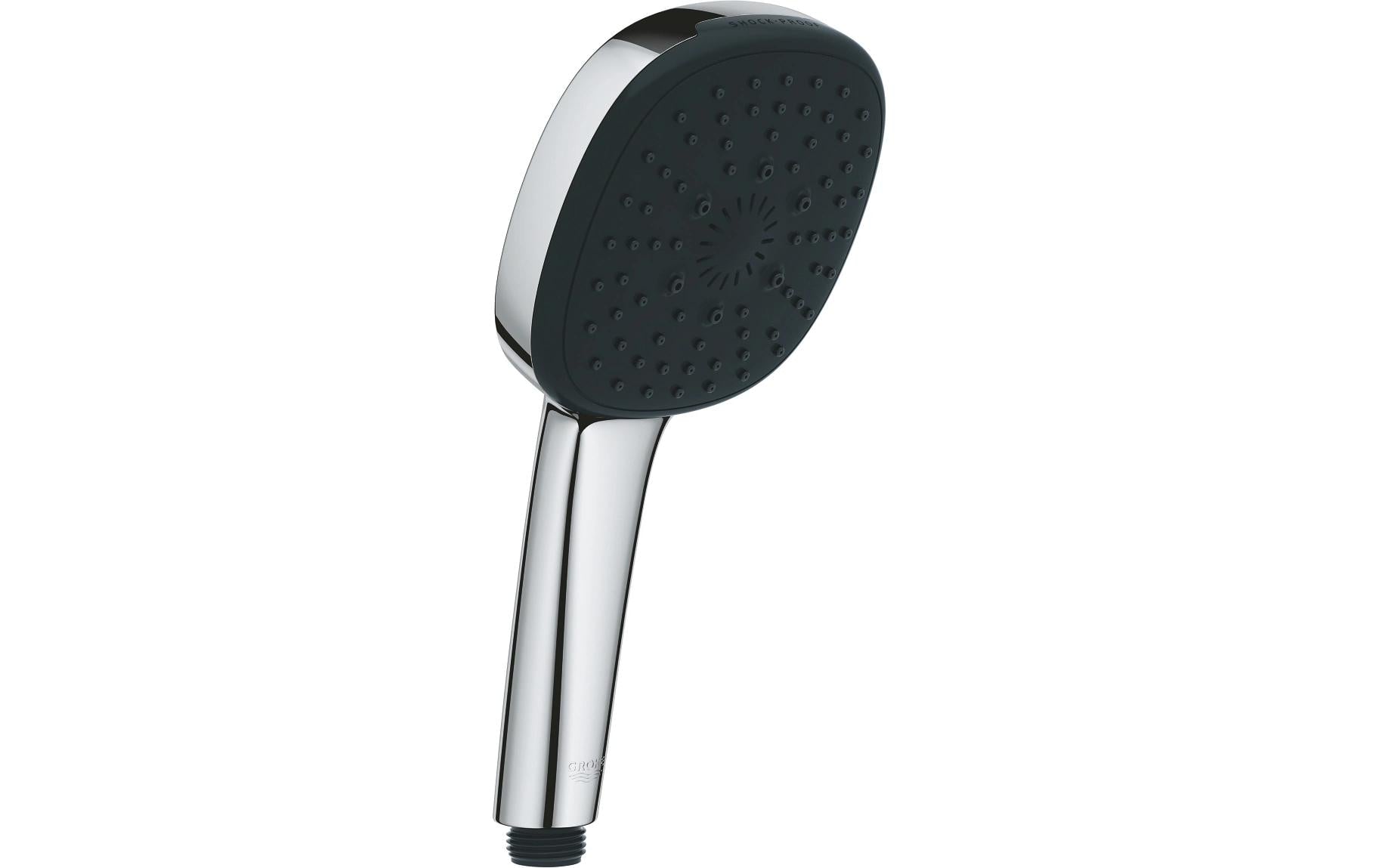 GROHE Vitalio Comfort 110 III Handbrause – Kunststoff, wassersparend, 3 Strahlarten, ca. 7 l/min, Chrom