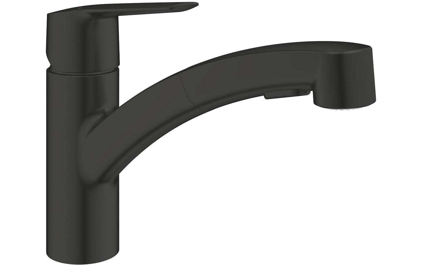 GROHE Start Einhebelmischer – Metall, Einlochmontage, Schwarz