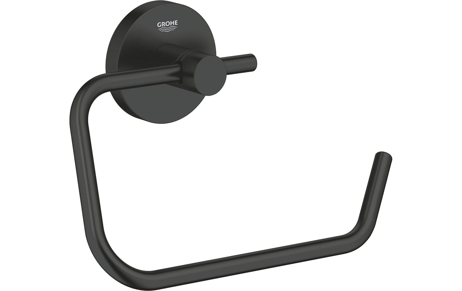 GROHE Toilettenpapierhalter – Metall matt, schwarz, zum Bohren