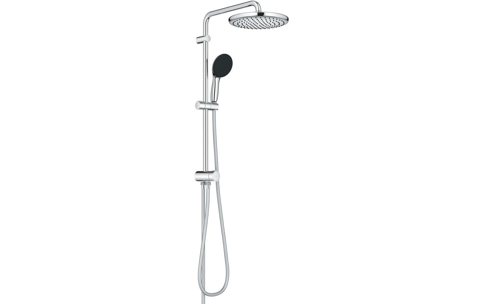 GROHE Duschsystem Vitalio Start 250 – 150 cm Schlauch, Metall, Chrom