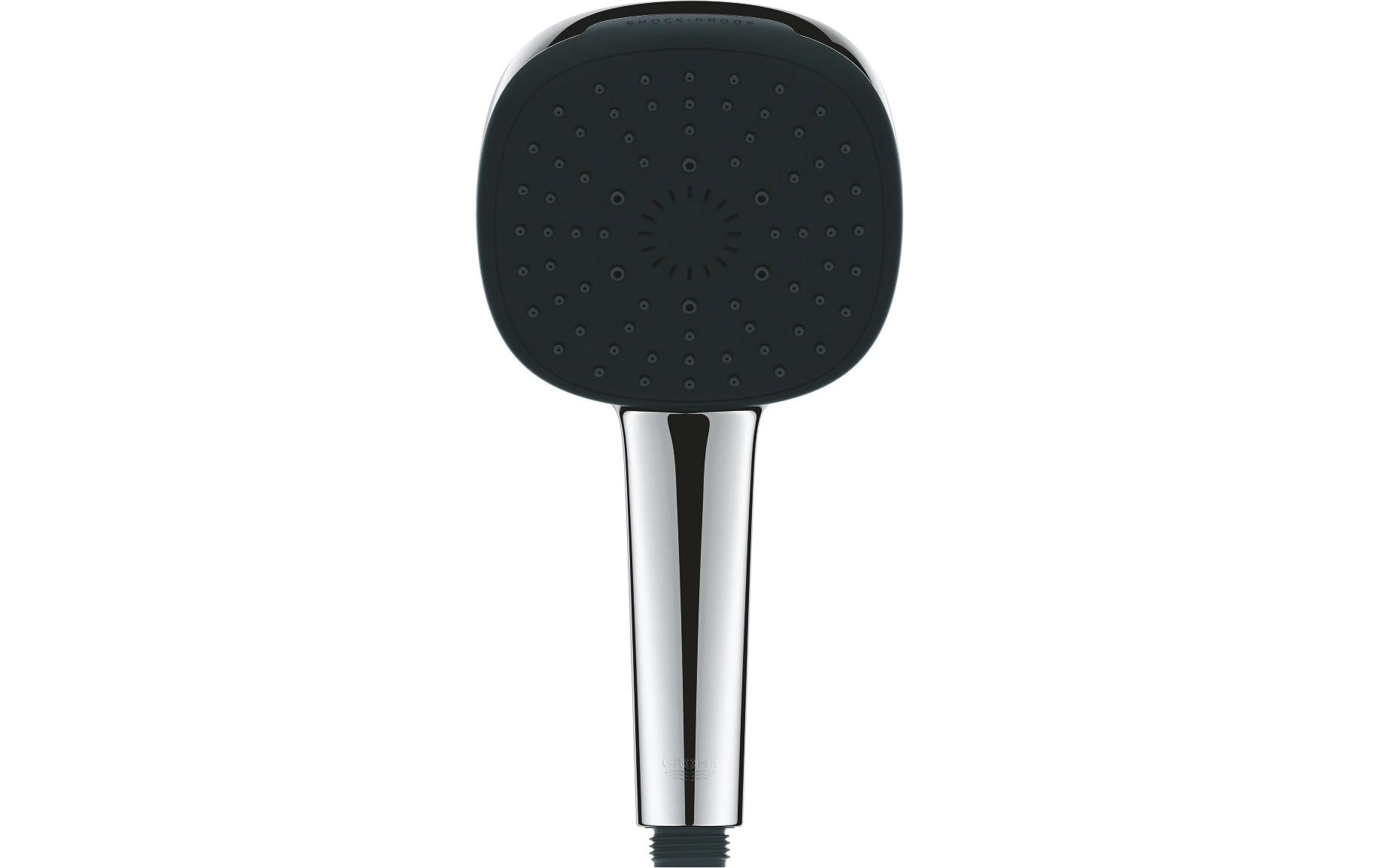 GROHE Vitalio Comfort 110 III Handbrause – Kunststoff, wassersparend, 3 Strahlarten, ca. 7 l/min, Chrom
