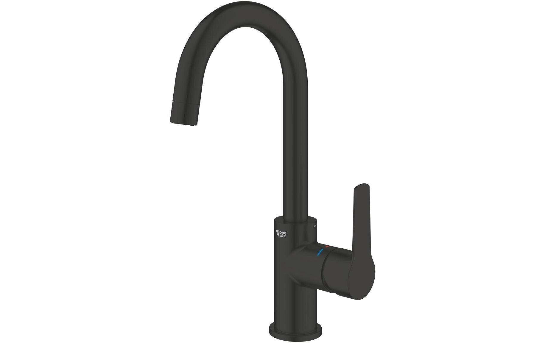 GROHE Start Unterputz-Badebatterie – Einhebelmischer, Metall, Schwarz