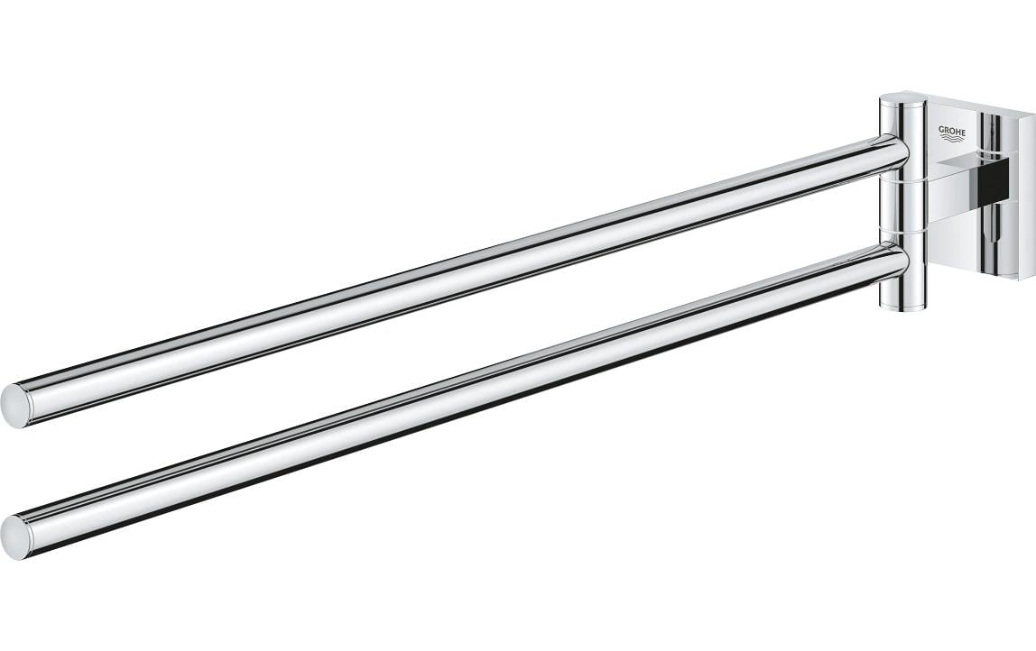 GROHE Start Cube Doppelter Handtuchhalter – Bohren – Chrom – Metall