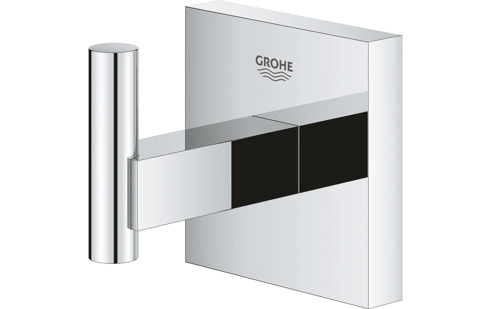 GROHE Haken Start Cube – Metall, zum Schrauben, Chrom