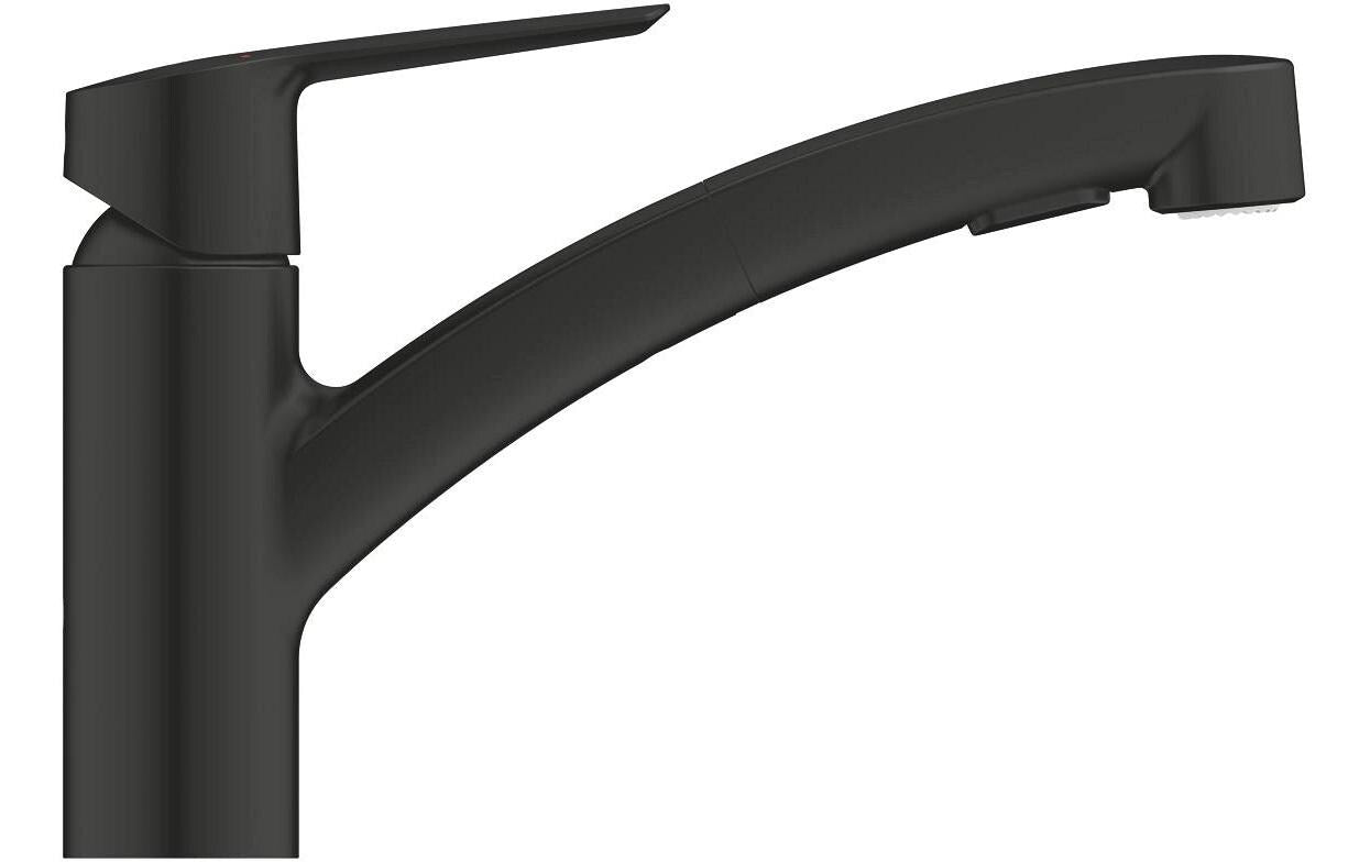 GROHE Start Einhebelmischer – Metall, Einlochmontage, Schwarz