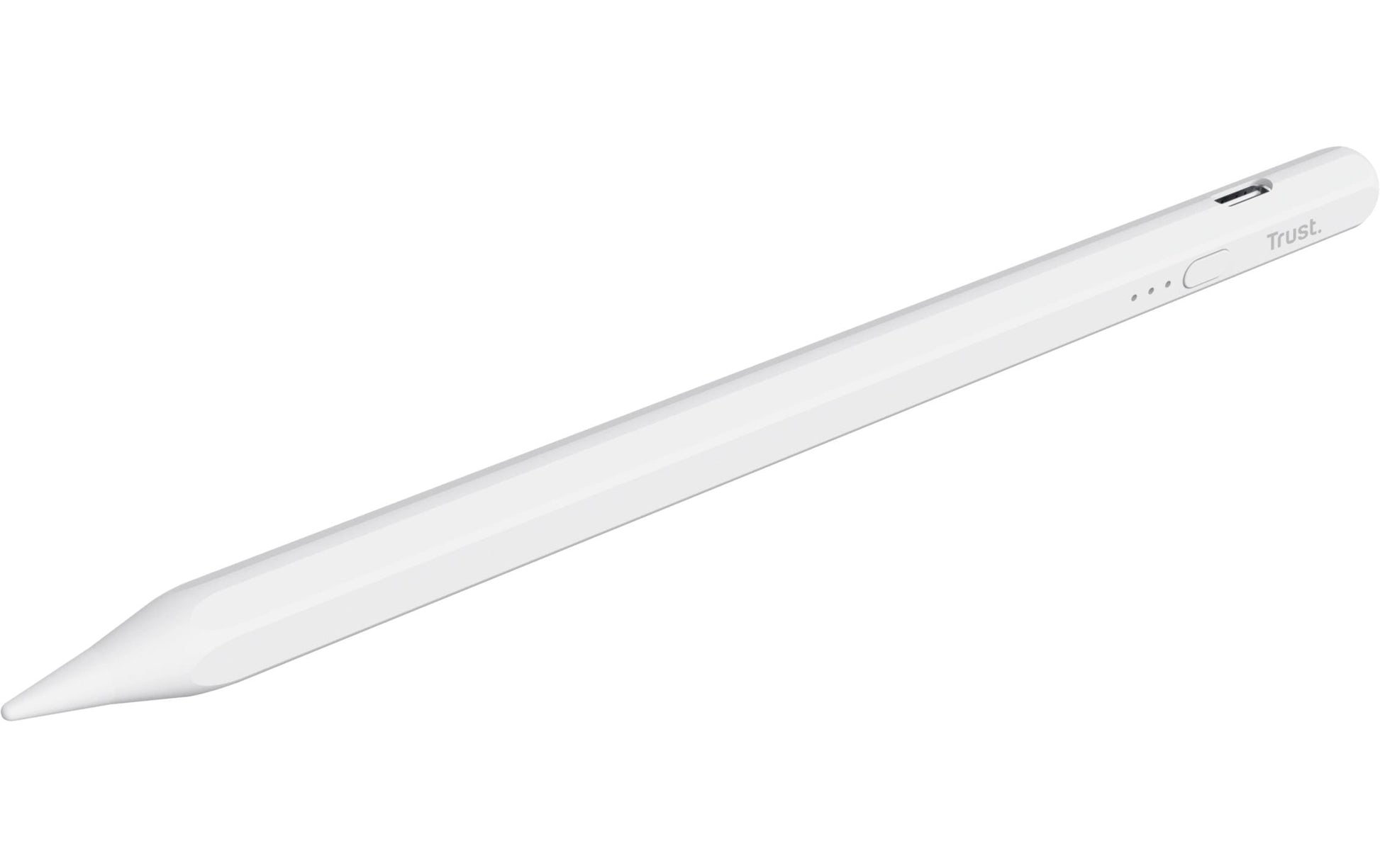 Trust Kyna Active Eingabestift – für iPad (2018+, Pro), Aluminium, Weiss