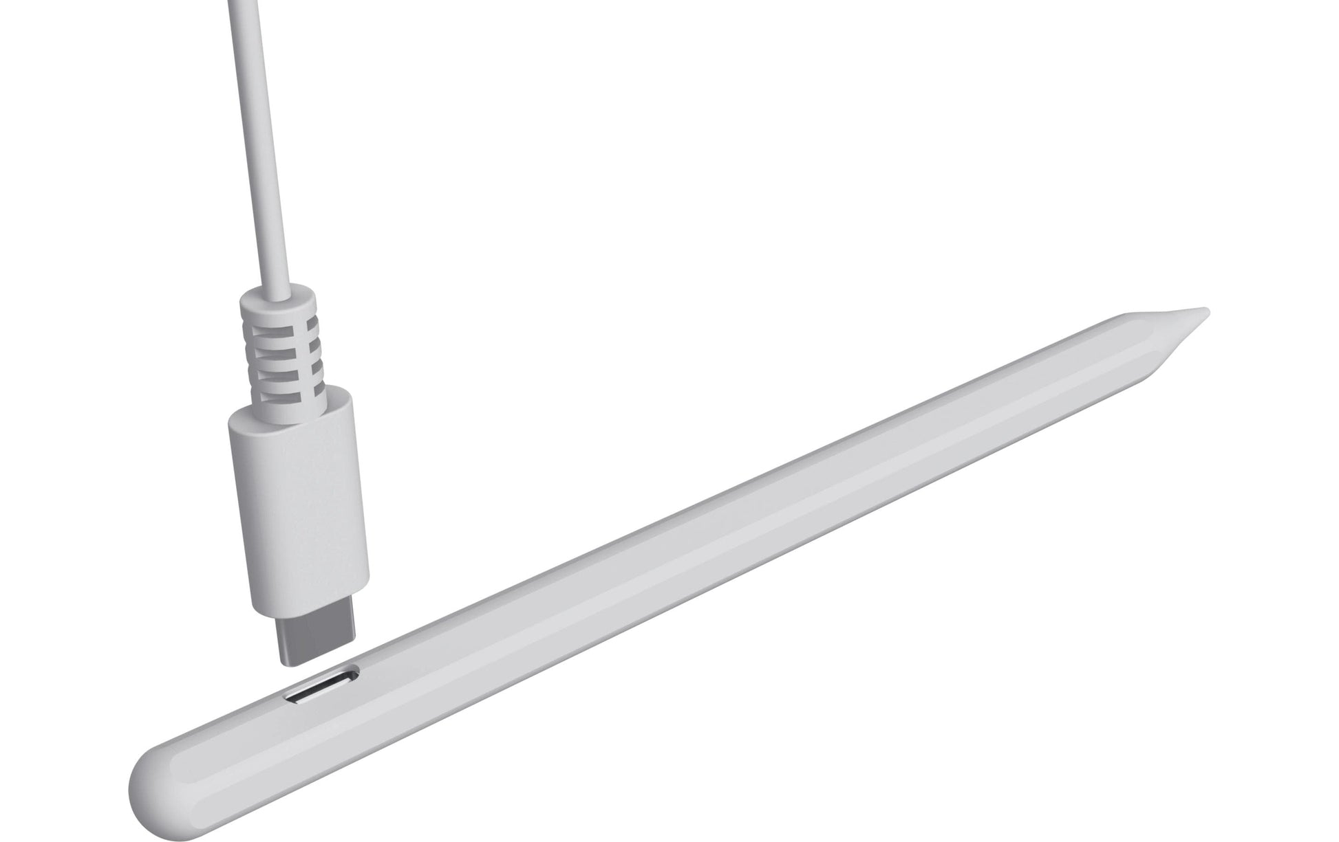 Trust Kyna Active Eingabestift – für iPad (2018+, Pro), Aluminium, Weiss