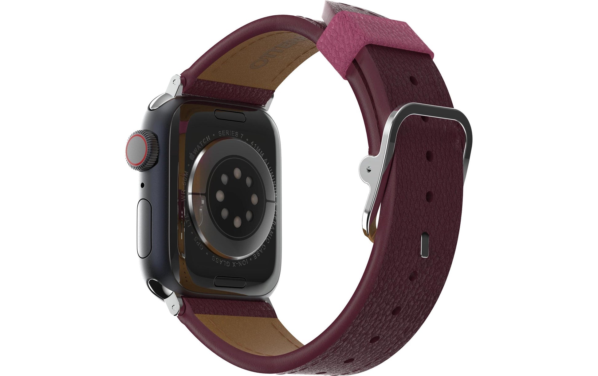 OtterBox Symmetry Kaktusleder-Uhrenarmband, Odyssey Pink