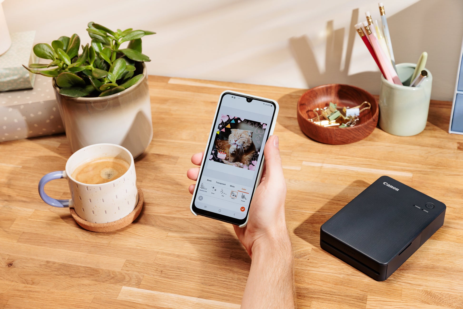 Canon SELPHY QX20 – Sublimationsdrucker, Farbe, WLAN/USB, 287 × 287 dpi
