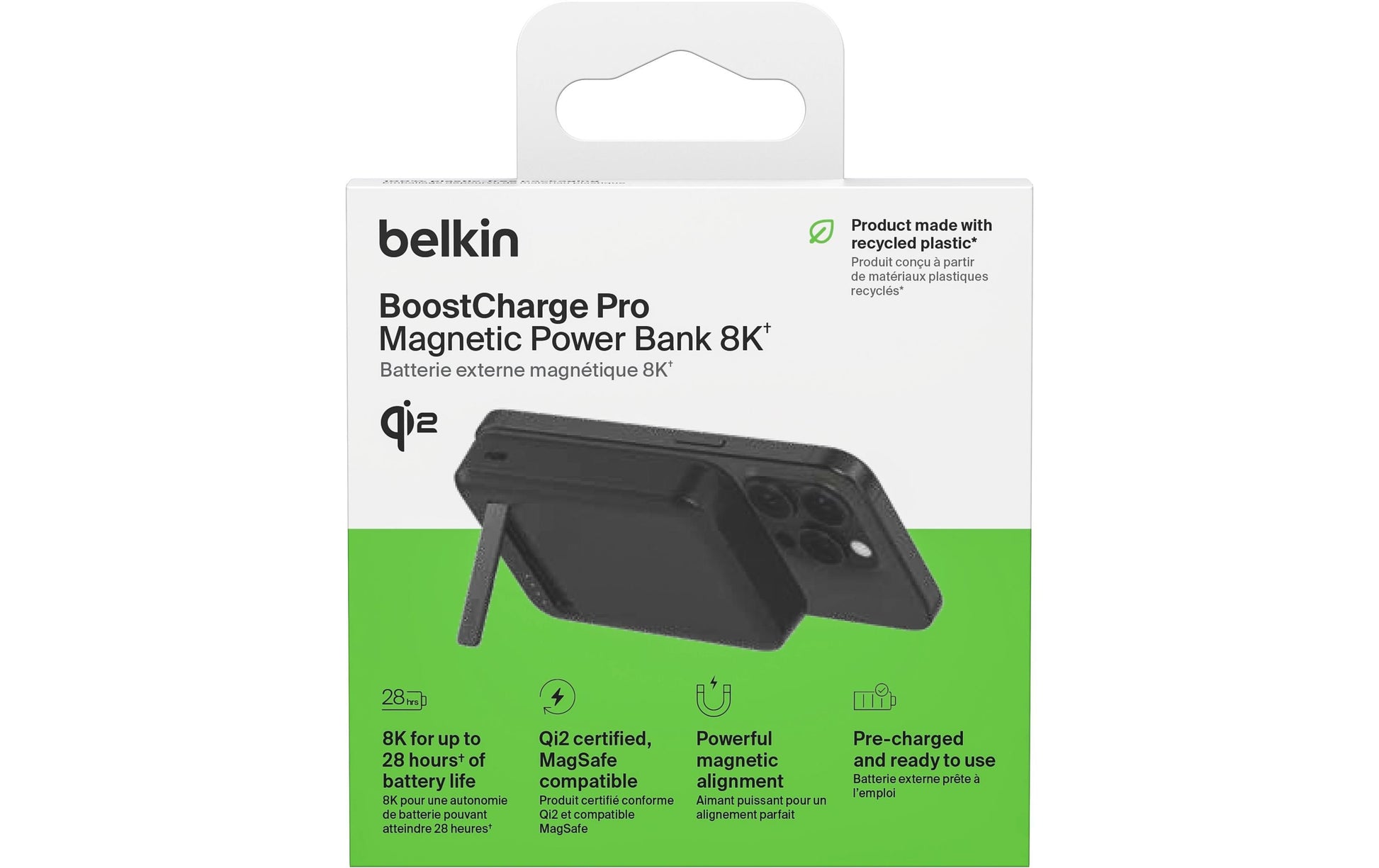 Belkin Powerbank Kabelloses Laden, Magnetisch, mit Kabel
