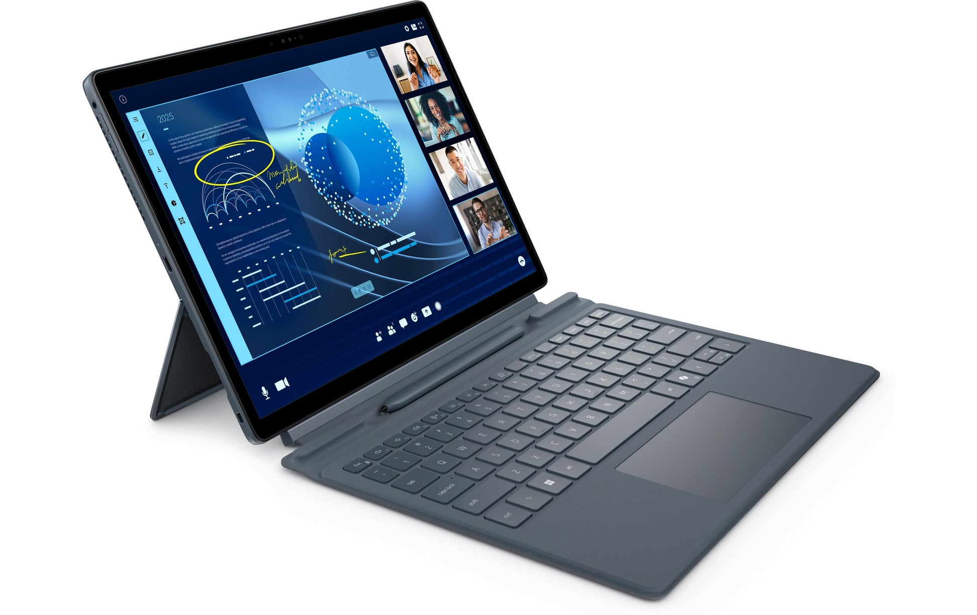 Dell Latitude 7350 Detach – 13", 512 GB, 16 GB RAM, WLAN, Windows 11 Pro, Schwarz